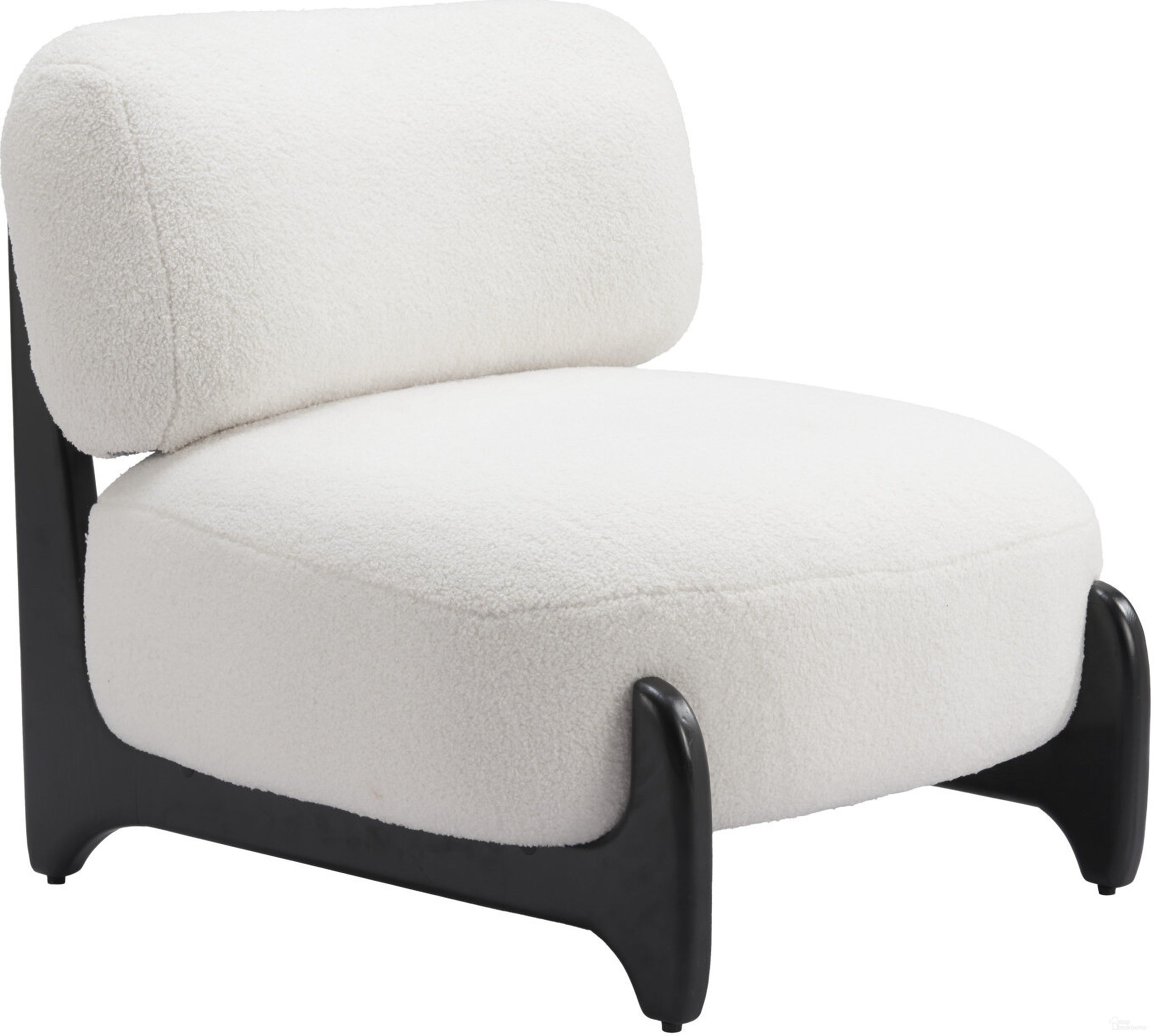 The appearance of Bombo Accent Chair In White designed by Zuo Modern in the modern / contemporary interior design. This white piece of furniture was selected by 1StopBedrooms from Bombo Collection to add a touch of cosiness and style into your home. Sku: 110268. Material: Ash.