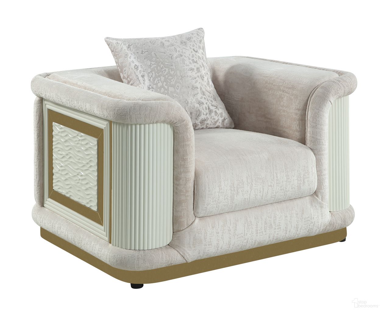 Bona Chair In Cream and Gold
