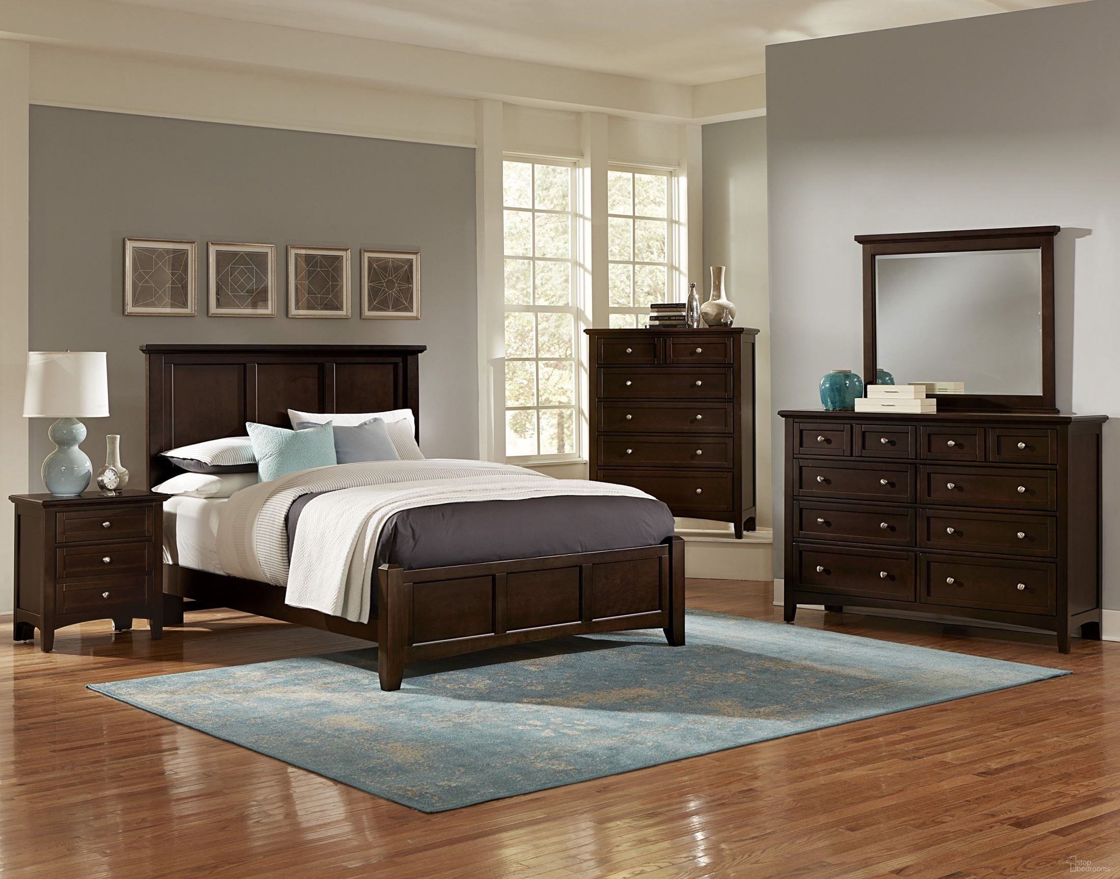 Bonanza Bedroom Set In Merlot
