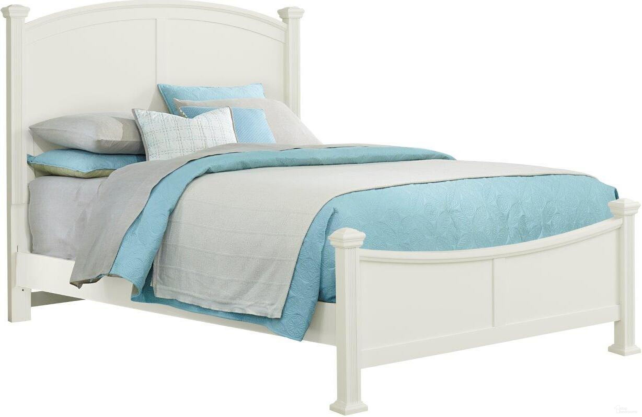 Bonanza California King Poster Bed In White