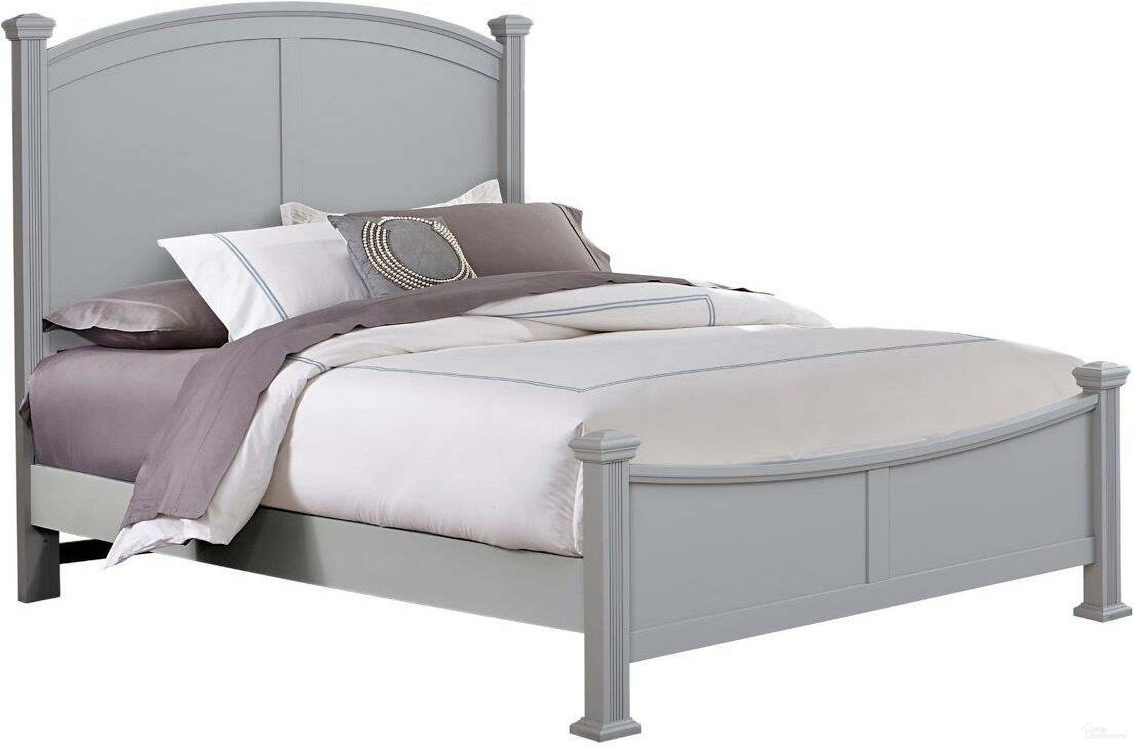 The appearance of Bonanza Queen Poster Bed In Gray designed by Vaughan Bassett in the transitional interior design. This gray piece of furniture was selected by 1StopBedrooms from Bonanza Collection to add a touch of cosiness and style into your home. Sku: BB26-557;BB26-755;BB26-922. Bed Type: Poster Bed. Material: Wood. Bed Size: Queen.