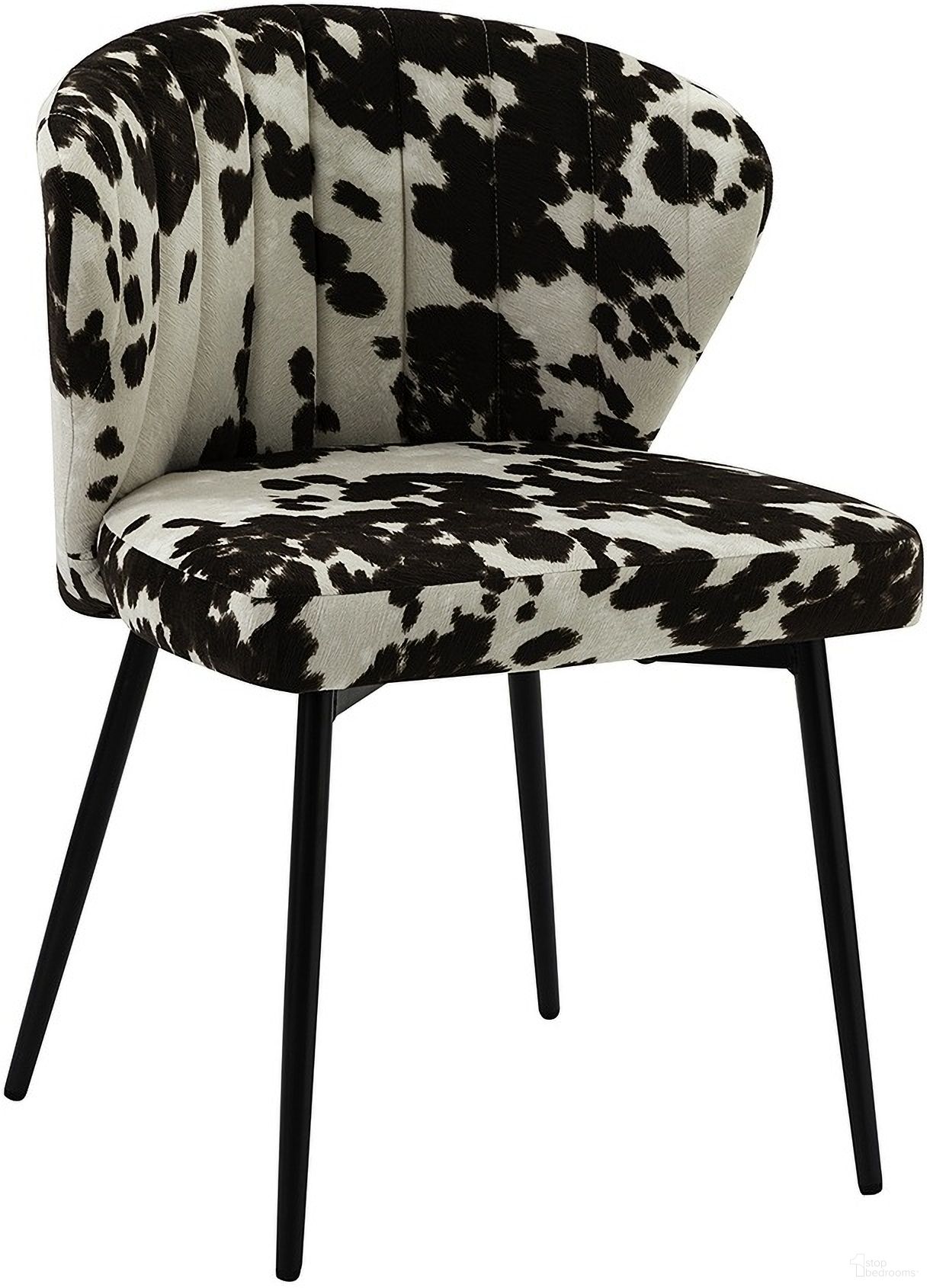 Bonatti Side Chair In Cowhide