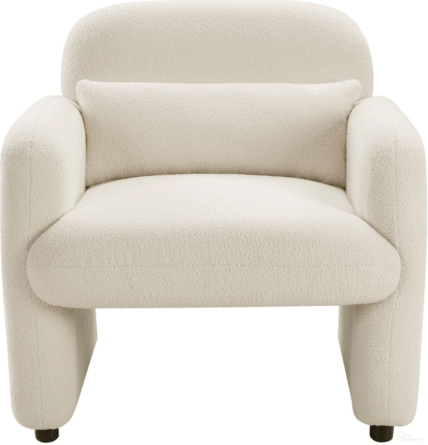 The appearance of Bonham Accent Chair In Beige designed by Homelegance in the modern / contemporary interior design. This beige piece of furniture was selected by 1StopBedrooms from Bonham Collection to add a touch of cosiness and style into your home. Sku: 1150BE-1. Material: Boucle.