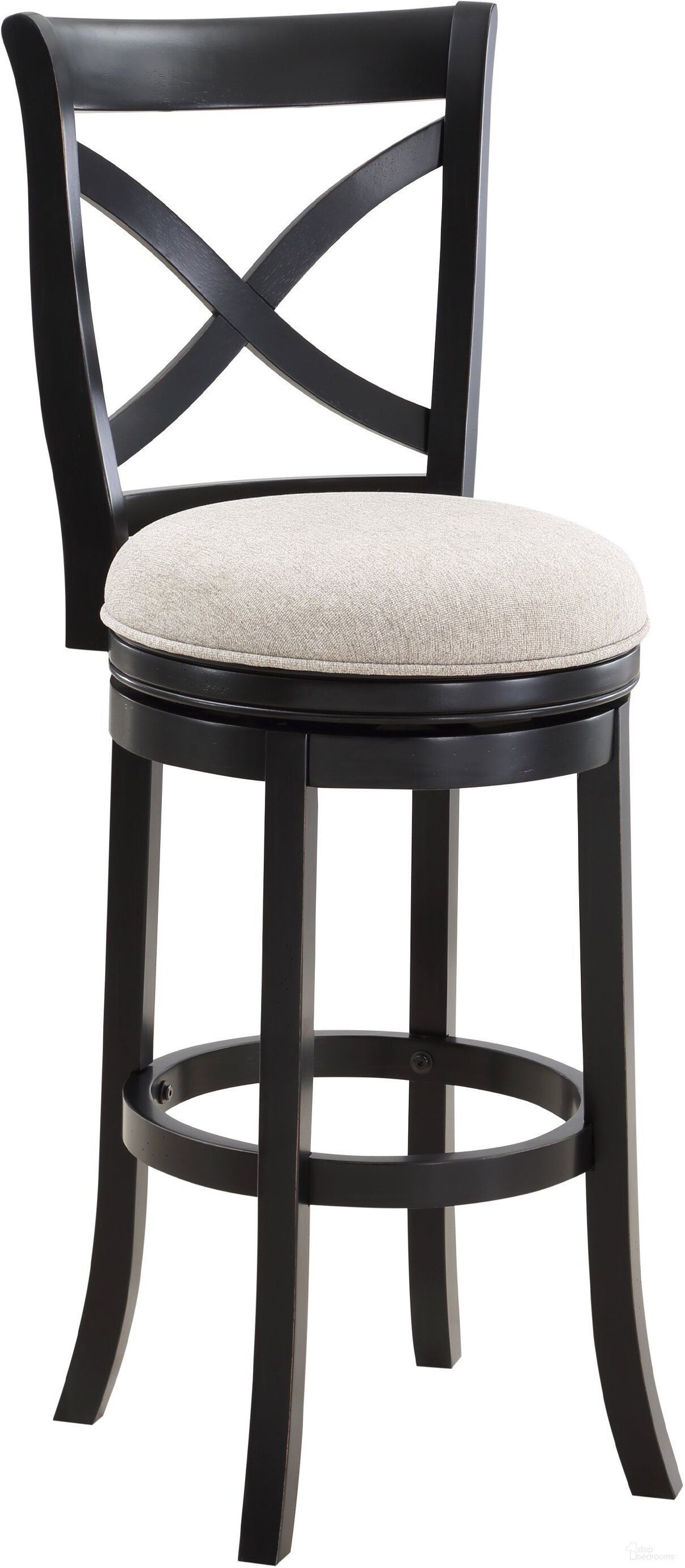 Booker 30 Inch Stool In Black