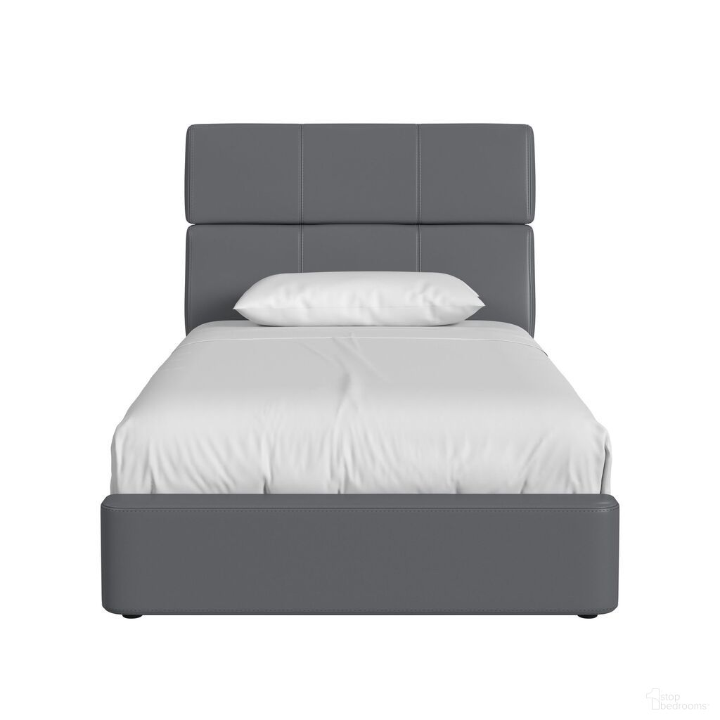 The appearance of Booker Twin Bed In Grey designed by Picket House in the modern / contemporary interior design. This grey piece of furniture was selected by 1StopBedrooms from Booker Collection to add a touch of cosiness and style into your home. Sku: UB-12820-3-TH;UB-12820-3-TFR. Bed Size: Twin. Material: Polyurethane. Bed Type: Upholstered Bed.