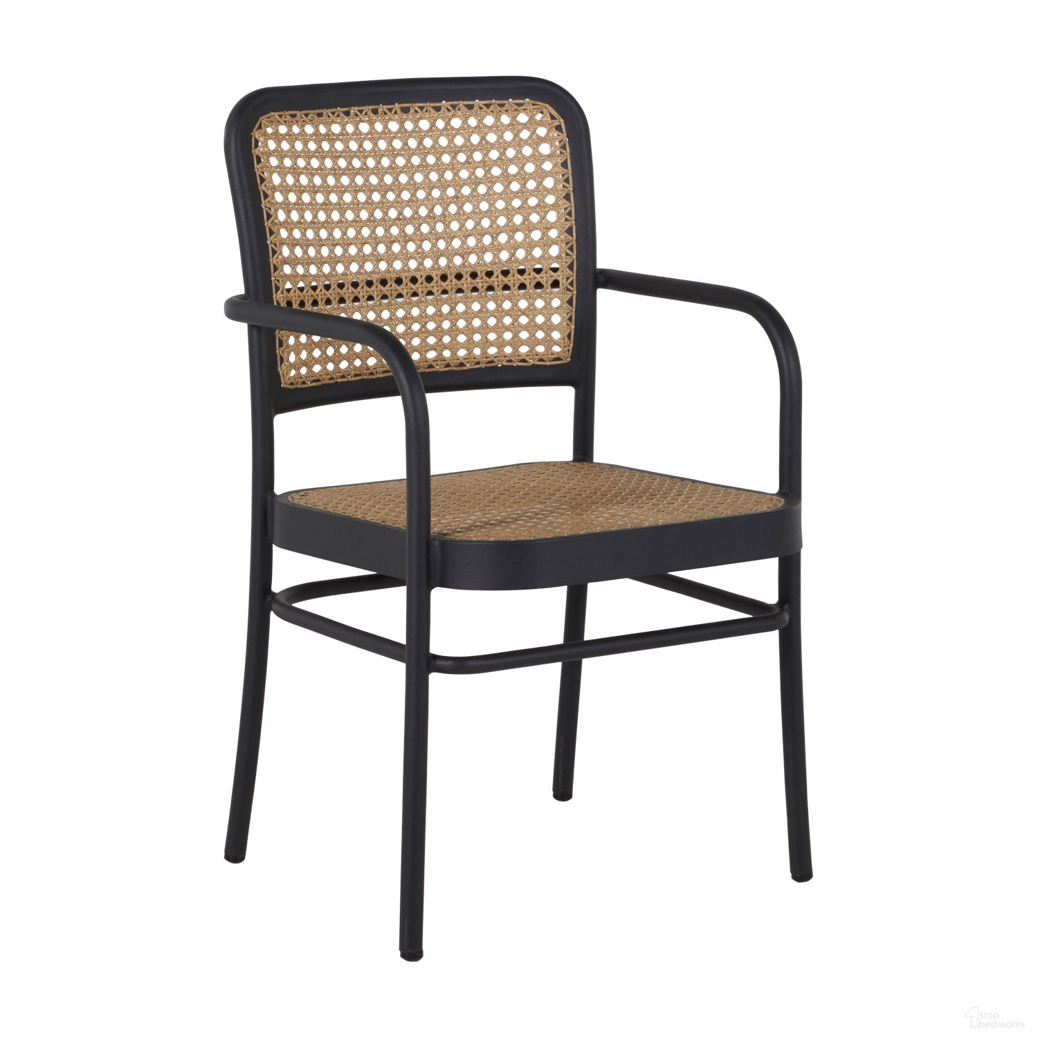 The appearance of Bordeaux Arm Chair In Avila Navy designed by Summer Classics in the modern / contemporary interior design. This avila navy piece of furniture  was selected by 1StopBedrooms from Bordeaux Collection to add a touch of cosiness and style into your home. Sku: 3313103+C1494947N. Material: Aluminum.