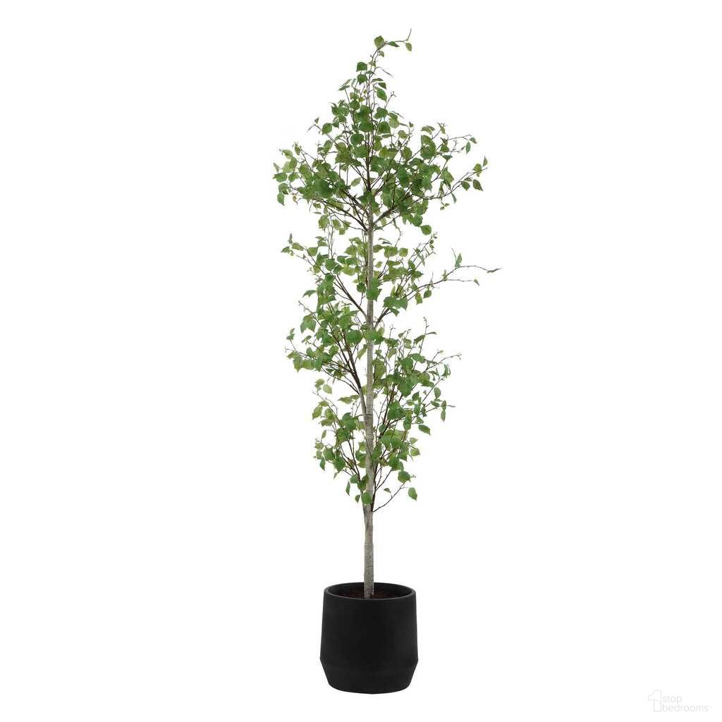 The appearance of Boreal Potted Birch Tree In Gray and Green designed by Uttermost in the modern / contemporary interior design. This gray and green piece of furniture  was selected by 1StopBedrooms from Boreal Collection to add a touch of cosiness and style into your home. Sku: 60263. Material: Polyester.