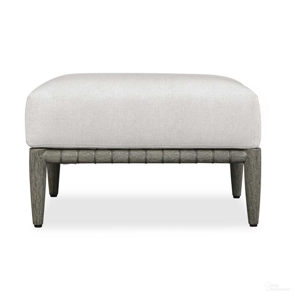 The appearance of Borneo Cushion Outdoor Ottoman In Brown and Gray designed by Uttermost in the modern / contemporary interior design. This brown and gray piece of furniture  was selected by 1StopBedrooms from Borneo Collection to add a touch of cosiness and style into your home. Sku: 53124. Material: Wood.