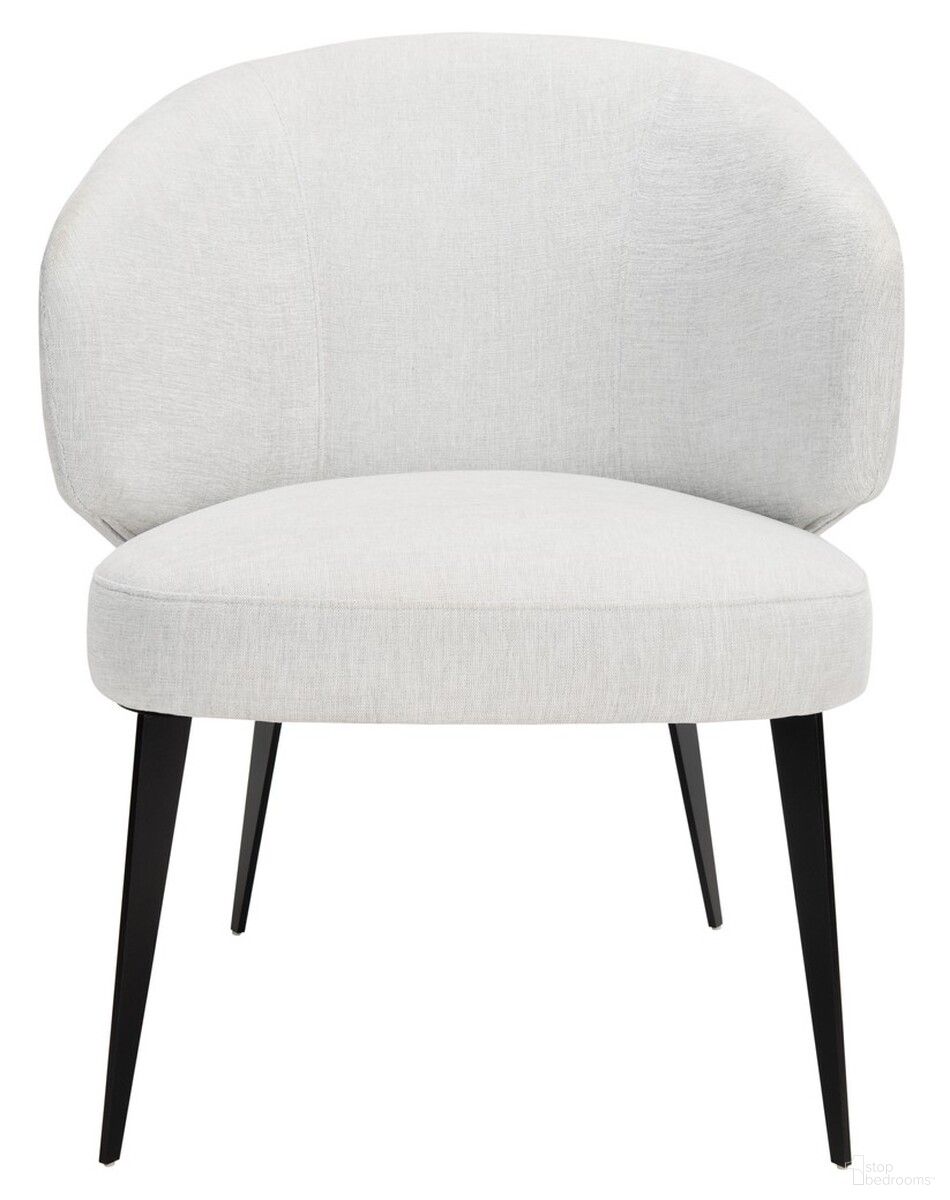 The appearance of Bosco Curved Dining Chair In White/Black designed by Safavieh Couture in the transitional interior design. This white/black piece of furniture  was selected by 1StopBedrooms from Bosco Collection to add a touch of cosiness and style into your home. Sku: KNT7069A. Material: Plywood. Chair Type: Side Chair.