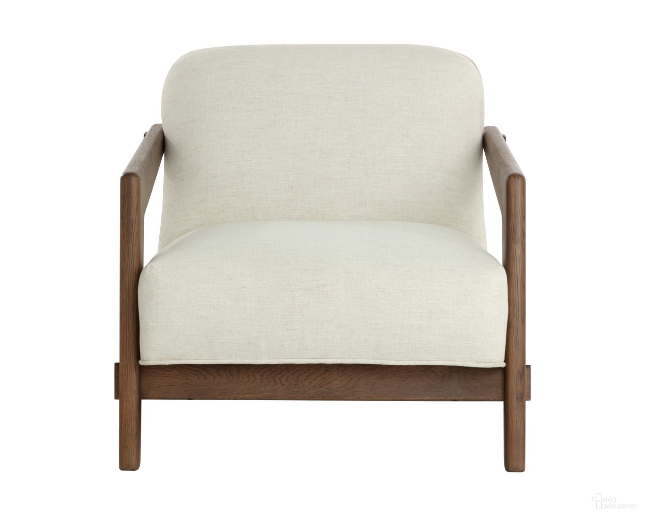 Bosco Lounge Chair In Geralt Linen