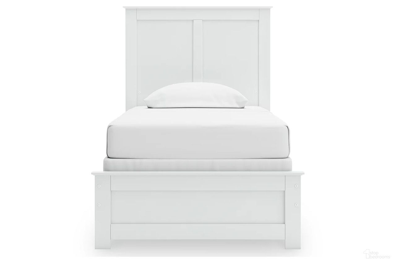 Bostwick Shoals Twin Panel Bed In White