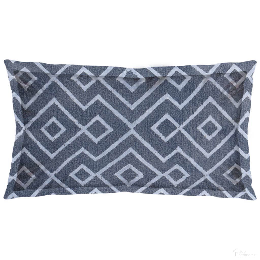 Boswell III Diamond Patterned Pillow Cover In White and Green