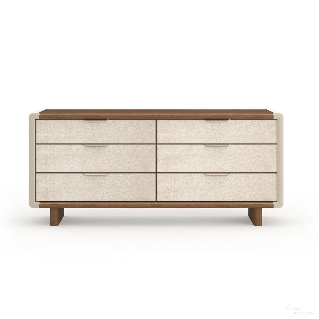 The appearance of Botero Dresser In Cream designed by Caracole in the modern / contemporary interior design. This cream piece of furniture was selected by 1StopBedrooms from Botero Collection to add a touch of cosiness and style into your home. Sku: CLA-024-012. Material: Wood.
