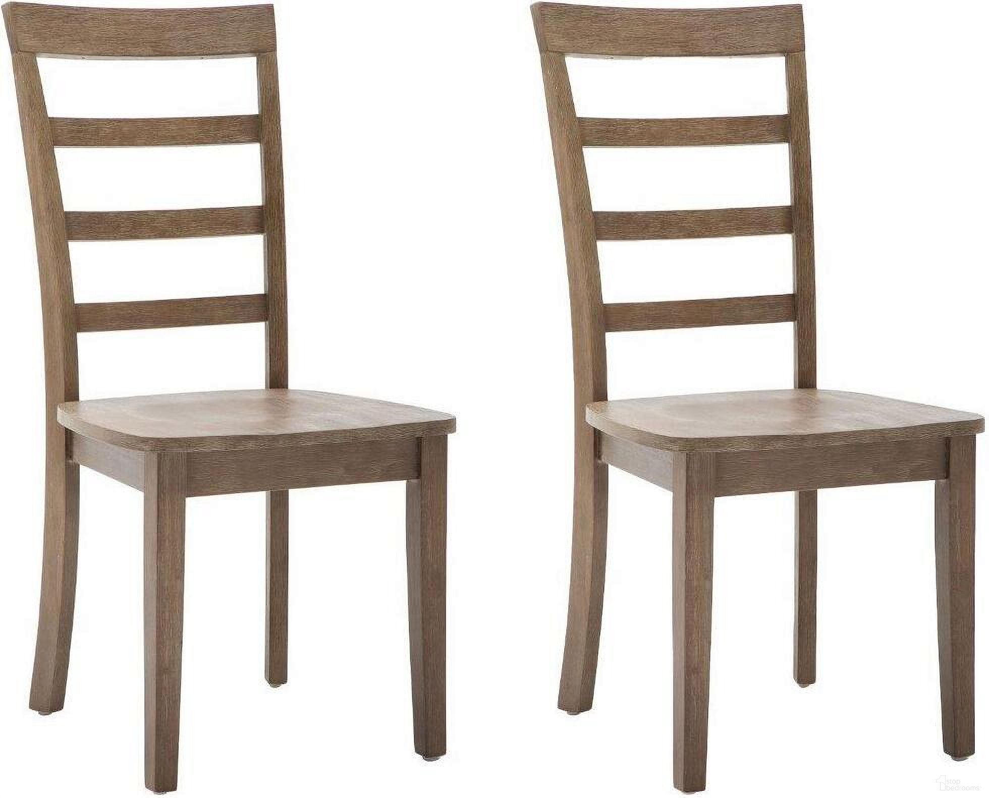 The appearance of Boulder Dining Chair Set of 2 In Barnwood Wire-Brush designed by Boraam Industries in the transitional interior design. This barnwood piece of furniture  was selected by 1StopBedrooms from Boulder Collection to add a touch of cosiness and style into your home. Sku: 71026. Material: Rubberwood. Chair Type: Side Chair.