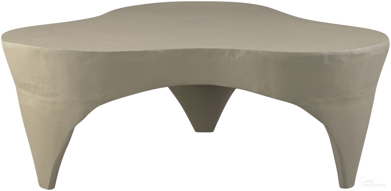 The appearance of Bourges Aluminum Coffee Table In Taupe designed by Meridian in the modern / contemporary interior design. This taupe piece of furniture  was selected by 1StopBedrooms from Bourges Collection to add a touch of cosiness and style into your home. Sku: 99031Taupe-CT. Material: Aluminum.