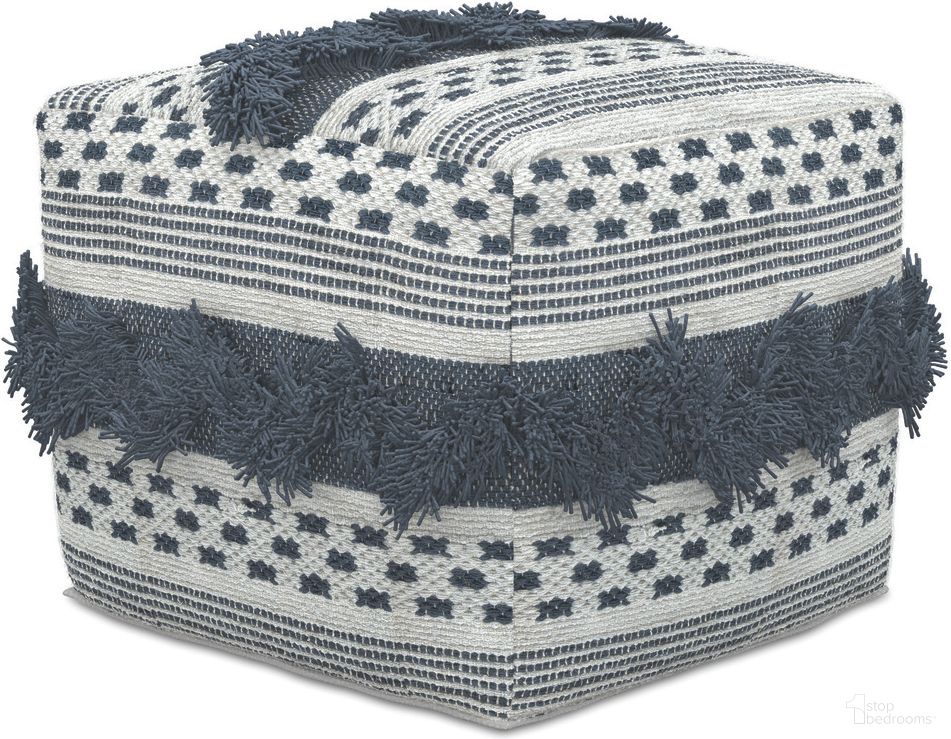 The appearance of Bowden Square Pouf Ottoman In Grey and Ivory designed by Simpli Home in the modern / contemporary interior design. This grey/ivory piece of furniture was selected by 1StopBedrooms from Bowden Collection to add a touch of cosiness and style into your home. Sku: AXCPFHD-014. Material: Cotton.