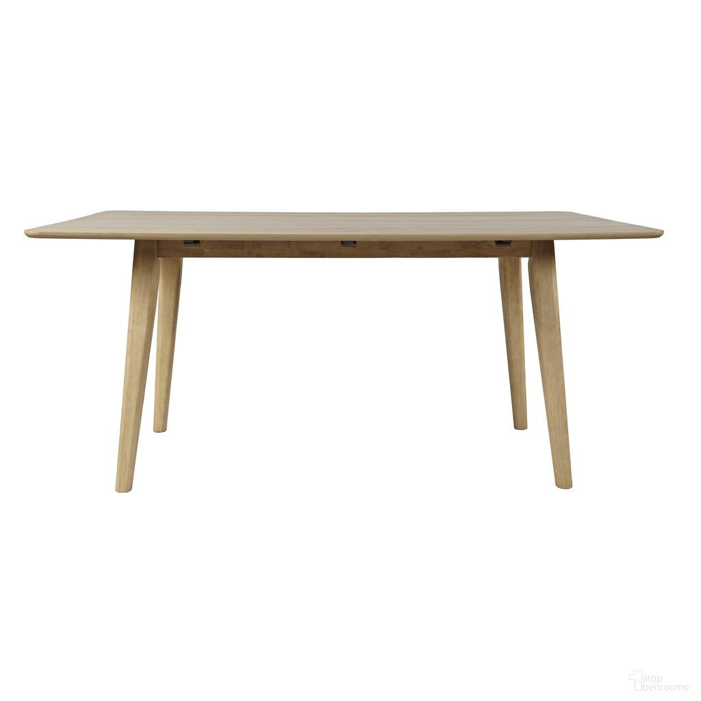 Bowie 66 Inch Harvest Drop-Leaf Dining Table In Natural