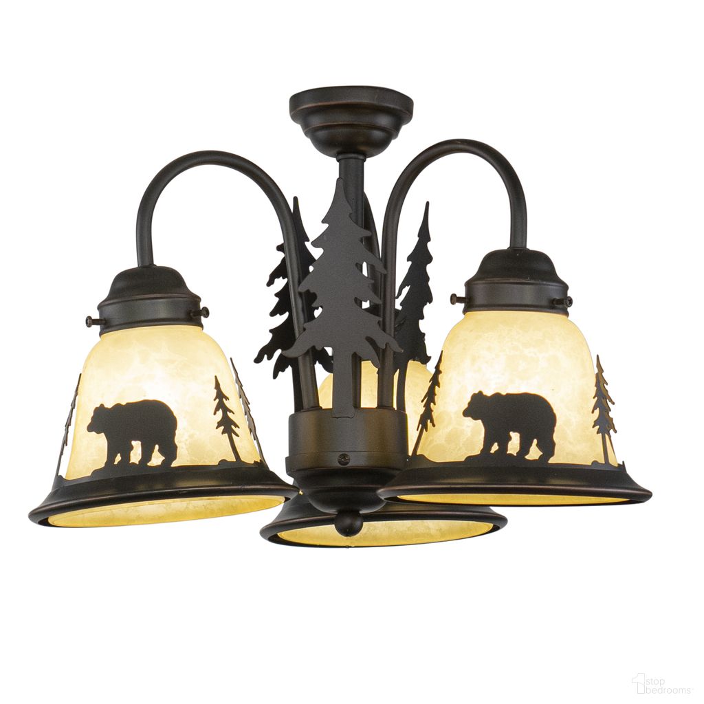 The appearance of Bozeman 3L LED Fan Kit or Chandelier (Dual Mount) In Burnished Bronze designed by Vaxcel in the rustic / southwestern interior design. This burnished bronze piece of furniture was selected by 1StopBedrooms from Bozeman Collection to add a touch of cosiness and style into your home. Sku: LK55716BBZ-C. Material: Steel.