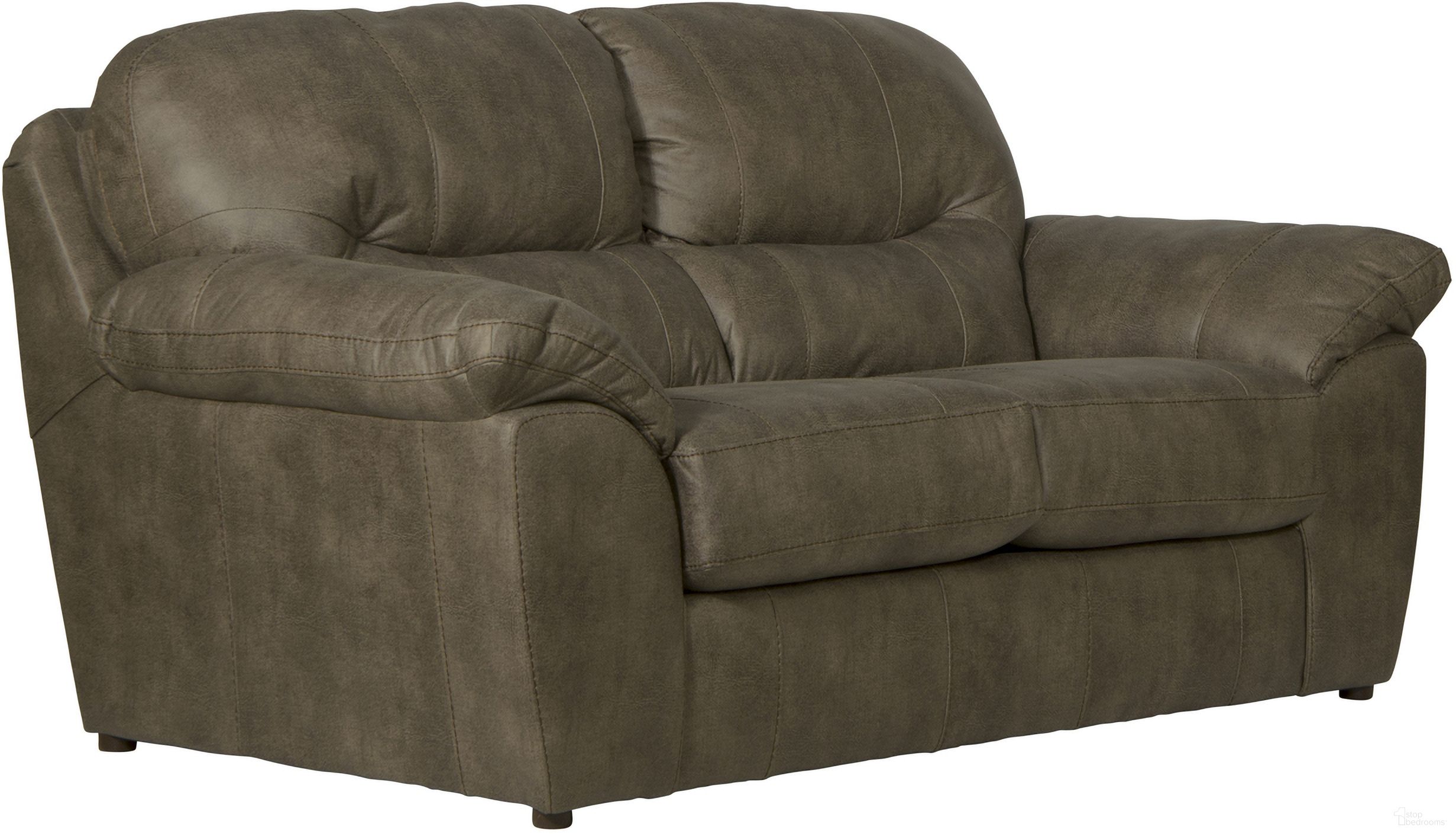 The appearance of Bradshaw Loveseat In Mushroom designed by Jackson in the modern / contemporary interior design. This mushroom piece of furniture was selected by 1StopBedrooms from Bradshaw Collection to add a touch of cosiness and style into your home. Sku: 453002192949. Material: Fabric.