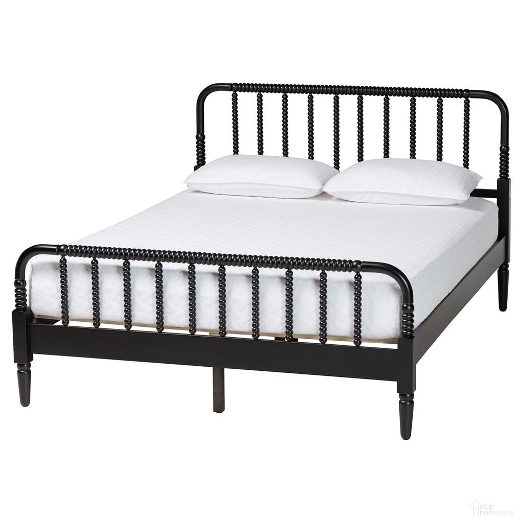 The appearance of Braith Spindle Wood Queen Size Platform Bed In Black designed by Baxton Studio in the farmhouse interior design. This black piece of furniture was selected by 1StopBedrooms from Braith Collection to add a touch of cosiness and style into your home. Sku: SW8620-Black-Queen. Bed Type: Platform Bed. Bed Size: Queen. Material: Solid Rubberwood.