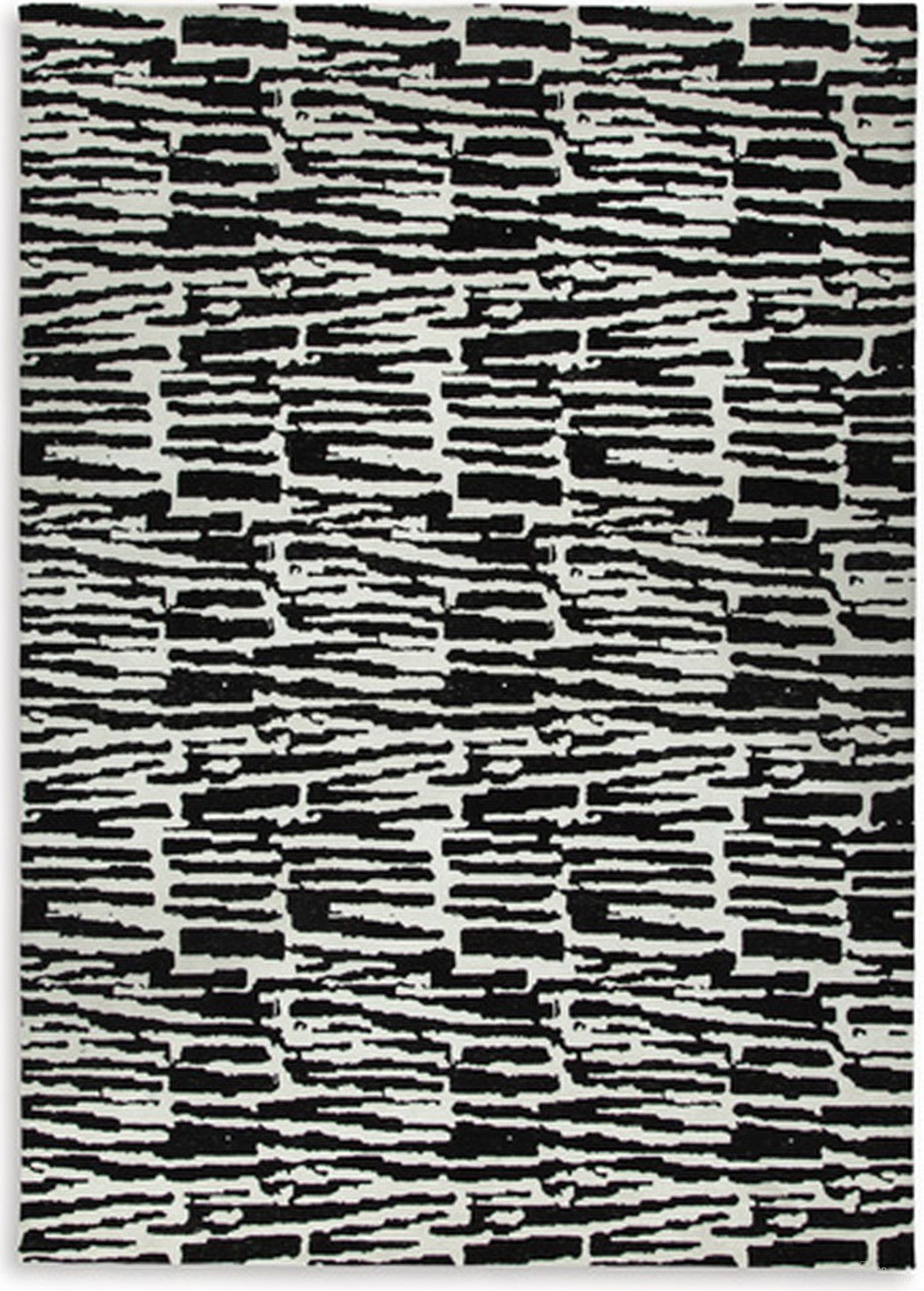 The appearance of Bramshaw Extra Large Rug In Black and Ivory designed by Signature Design by Ashley in the modern / contemporary interior design. This black/ivory piece of furniture  was selected by 1StopBedrooms from Bramshaw Collection to add a touch of cosiness and style into your home. Sku: R406760. Material: Fabric.
