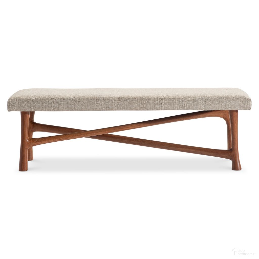 The appearance of Brasea Bench In Beige and Tan designed by Bernhardt in the modern / contemporary interior design. This beige/tan piece of furniture was selected by 1StopBedrooms from Brasea Collection to add a touch of cosiness and style into your home. Sku: 394504. Material: Fabric.
