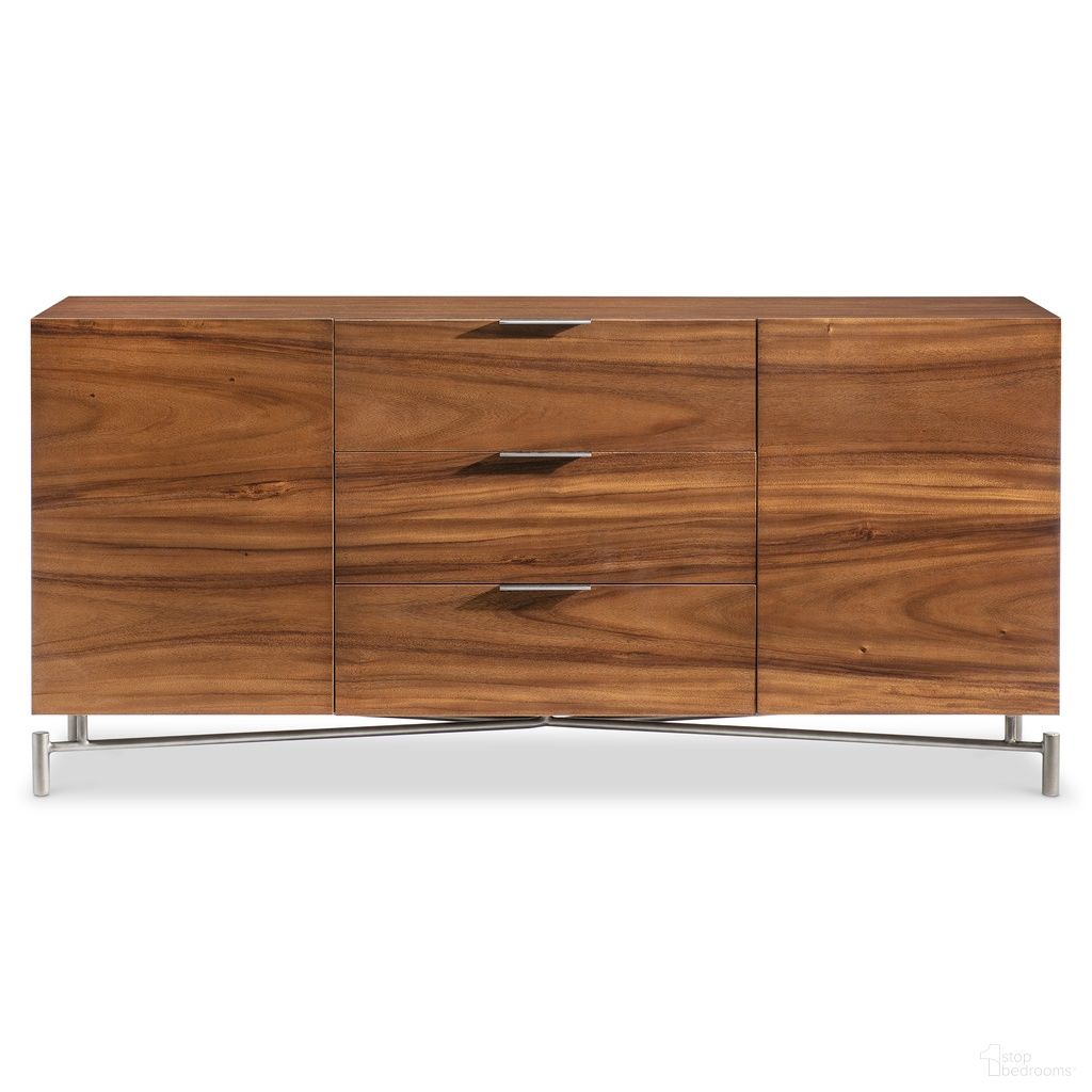 The appearance of Brasea Buffet In Brown designed by Bernhardt in the modern / contemporary interior design. This brown piece of furniture was selected by 1StopBedrooms from Brasea Collection to add a touch of cosiness and style into your home. Sku: 394134. Material: Wood.