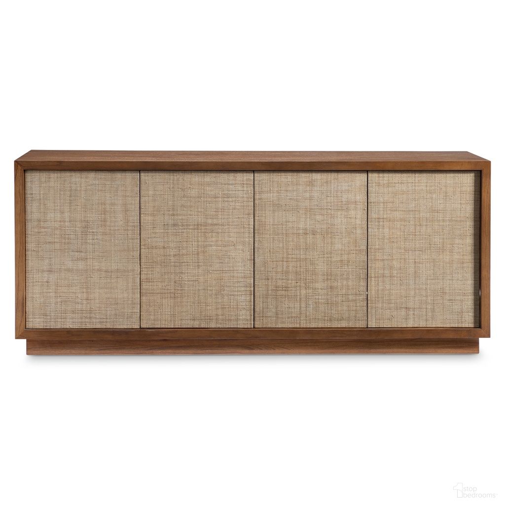 The appearance of Brasea Entertainment Credenza In Brown designed by Bernhardt in the modern / contemporary interior design. This brown piece of furniture was selected by 1StopBedrooms from Brasea Collection to add a touch of cosiness and style into your home. Sku: 394884. Material: Wood.