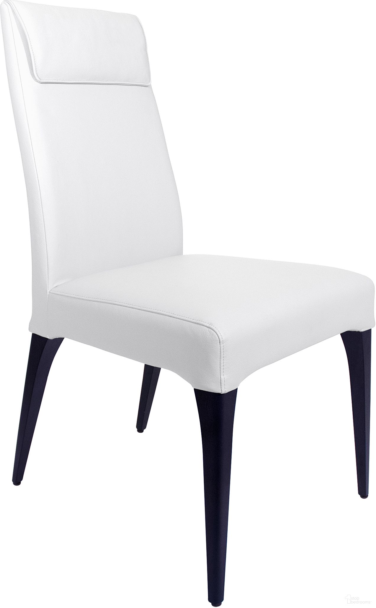 The appearance of Bravo Dining Chair Set of 2 In White designed by Bellini Modern Living in the interior design. This white piece of furniture was selected by 1StopBedrooms from Bravo Collection to add a touch of cosiness and style into your home. Sku: Bravo WHT. Material: Leather. Chair Type: Side Chair.