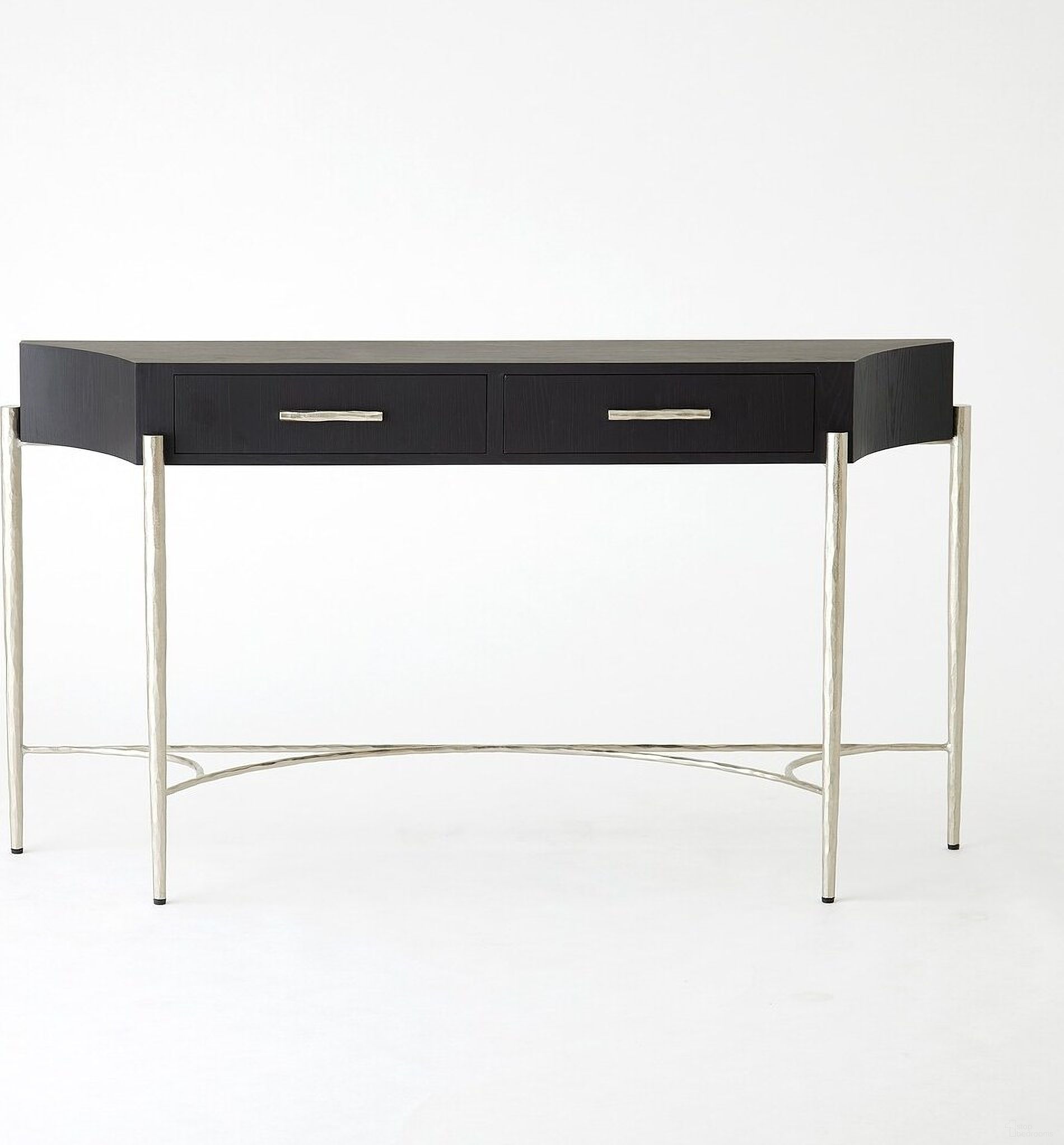 The appearance of Breakfront Console In Nickel and Black designed by Global Views in the modern / contemporary interior design. This nickel/black piece of furniture  was selected by 1StopBedrooms from Breakfront Collection to add a touch of cosiness and style into your home. Sku: 994111. Material: Wood.