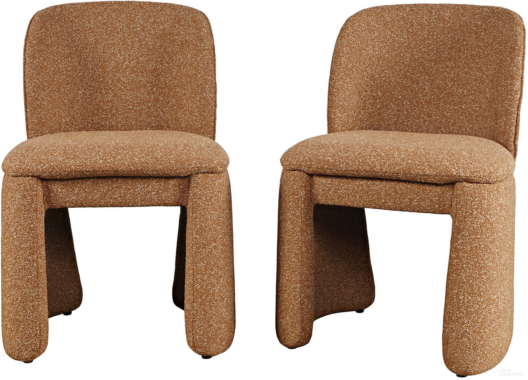 The appearance of Breck Curved Upholstered Dining Chair Set of 2 In Brick designed by Jofran in the modern / contemporary interior design. This brick piece of furniture was selected by 1StopBedrooms from Breck Collection to add a touch of cosiness and style into your home. Sku: 2381-BRECKCHBRK. Material: Plywood. Chair Type: Side Chair.