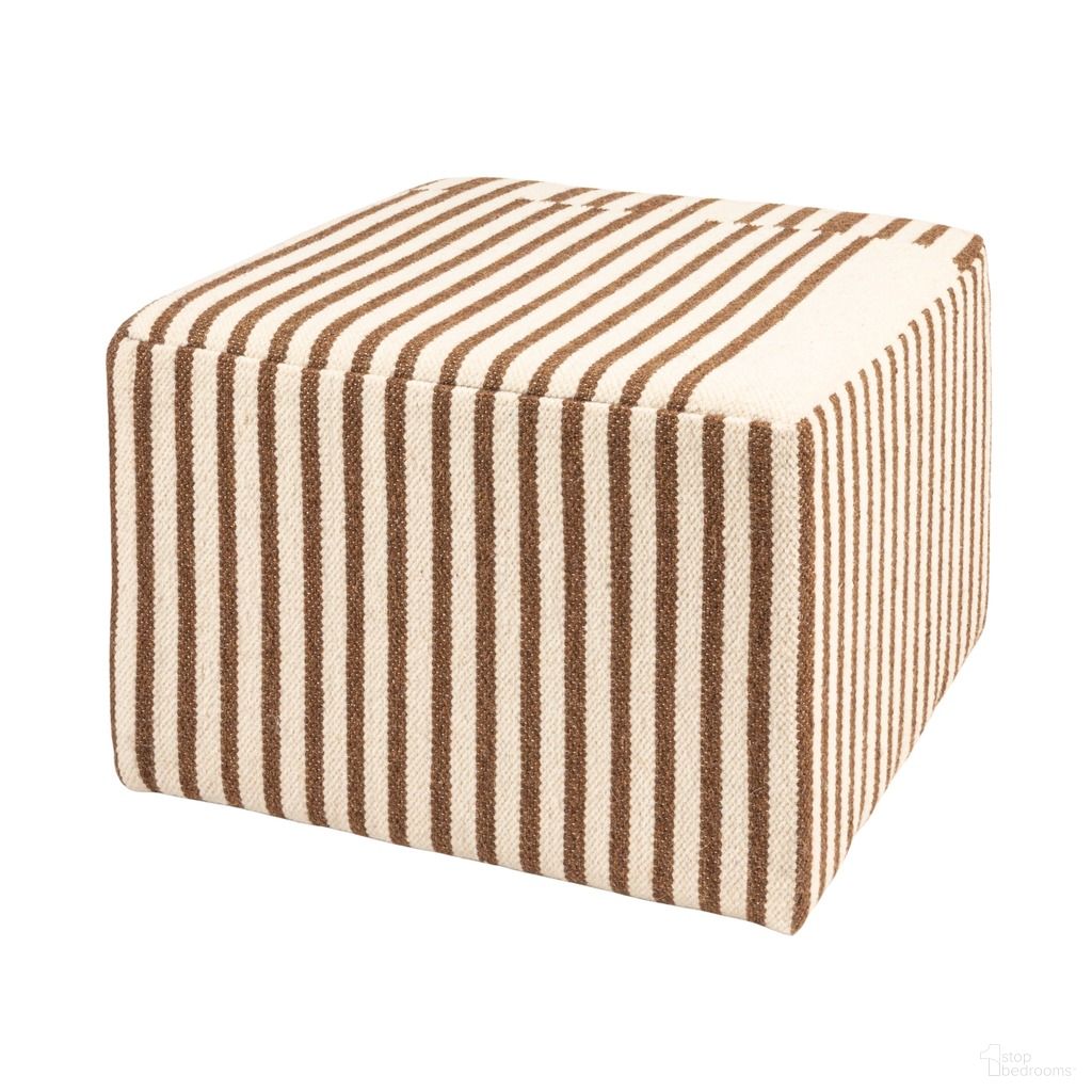 The appearance of Breck Wool Kilim Upholstered Coffee Table Ottoman In Cream and Brown designed by Rowena Interiors in the traditional interior design. This cream/brown piece of furniture was selected by 1StopBedrooms from Breck Collection to add a touch of cosiness and style into your home. Sku: EC1950. Material: MDF.