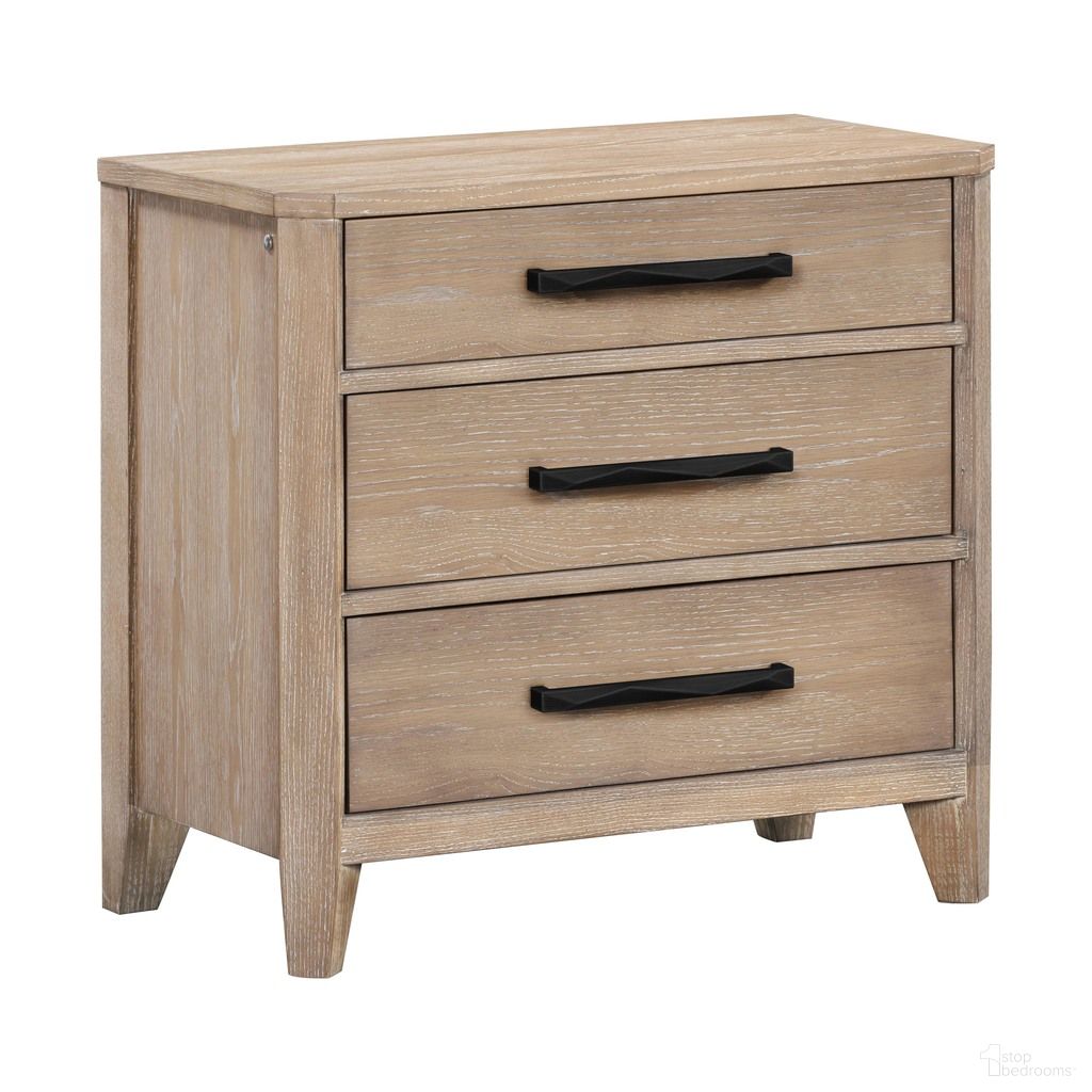 The appearance of Breckenridge 3 Drawer Nightstand with USB Port In Brown designed by Parker House in the transitional interior design. This brown piece of furniture was selected by 1StopBedrooms from Breckenridge Collection to add a touch of cosiness and style into your home. Sku: BBRE-50. Material: Solid Hardwood.