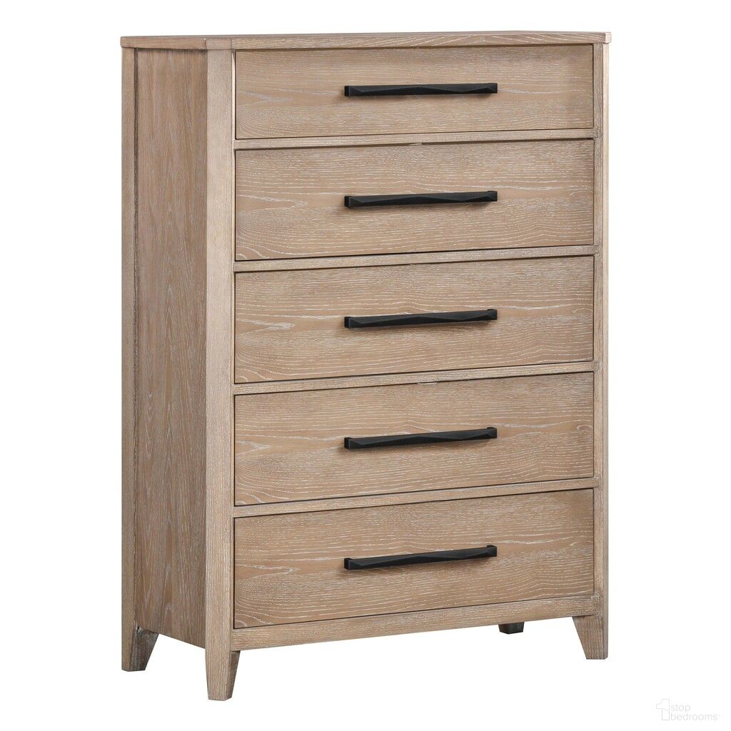 Breckenridge 5 Drawer Chest In Brown