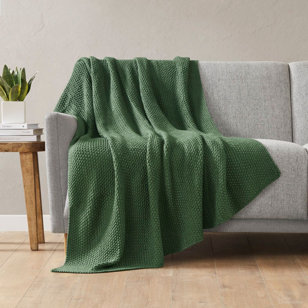 Bree Knit Throw In Green
