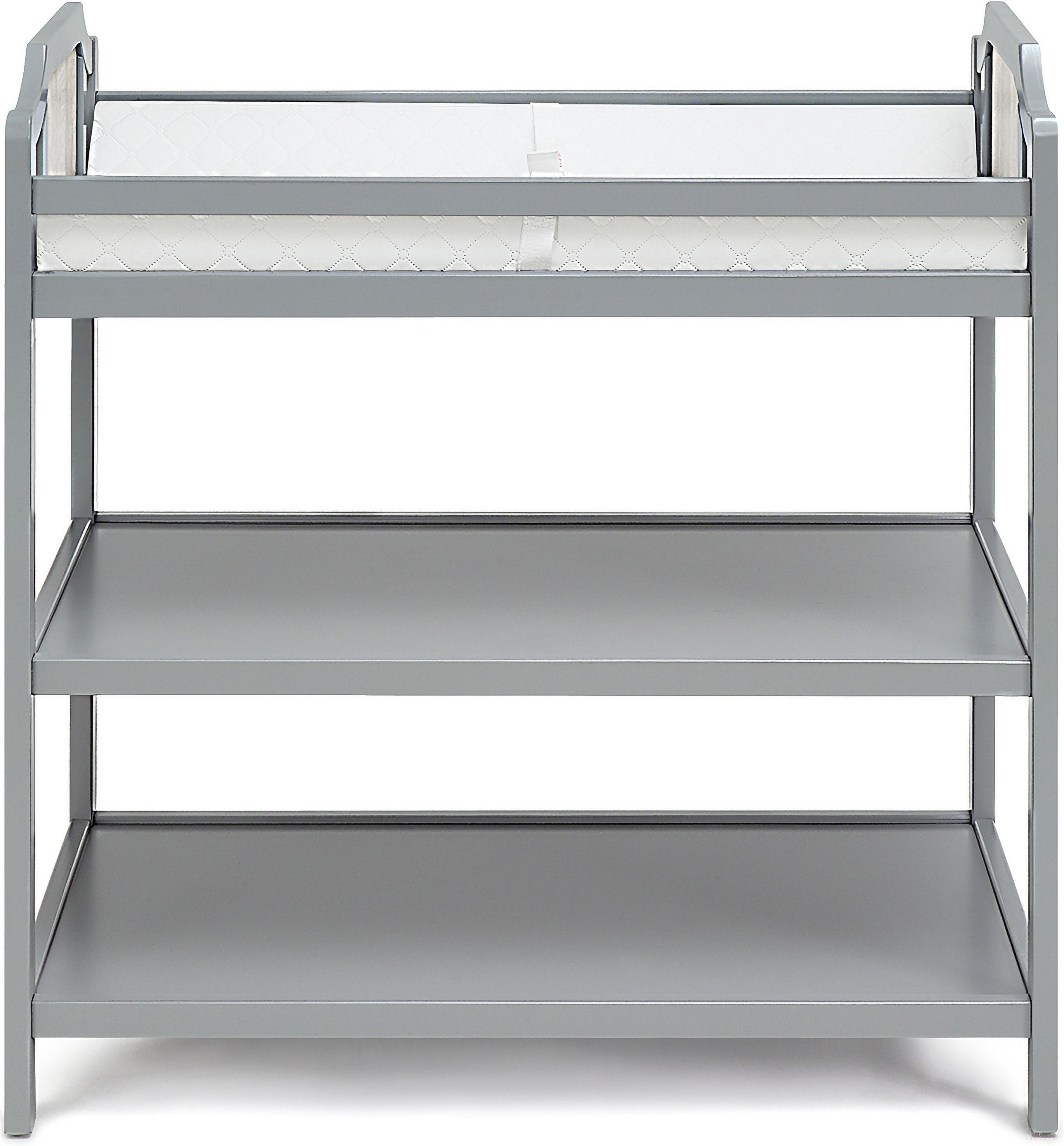 Brees Changing Table In Gray and Graystone