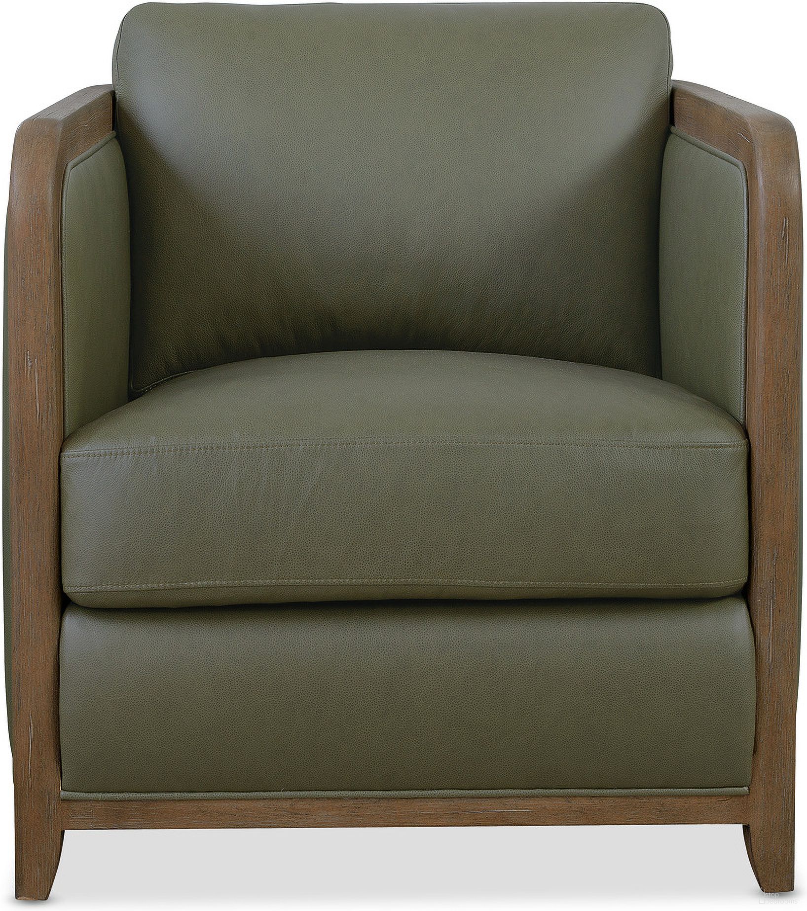 The appearance of Breeze Accent Chair In Green designed by Hooker in the transitional interior design. This green piece of furniture was selected by 1StopBedrooms from CC Collection to add a touch of cosiness and style into your home. Sku: CC242-028. Material: Leather.
