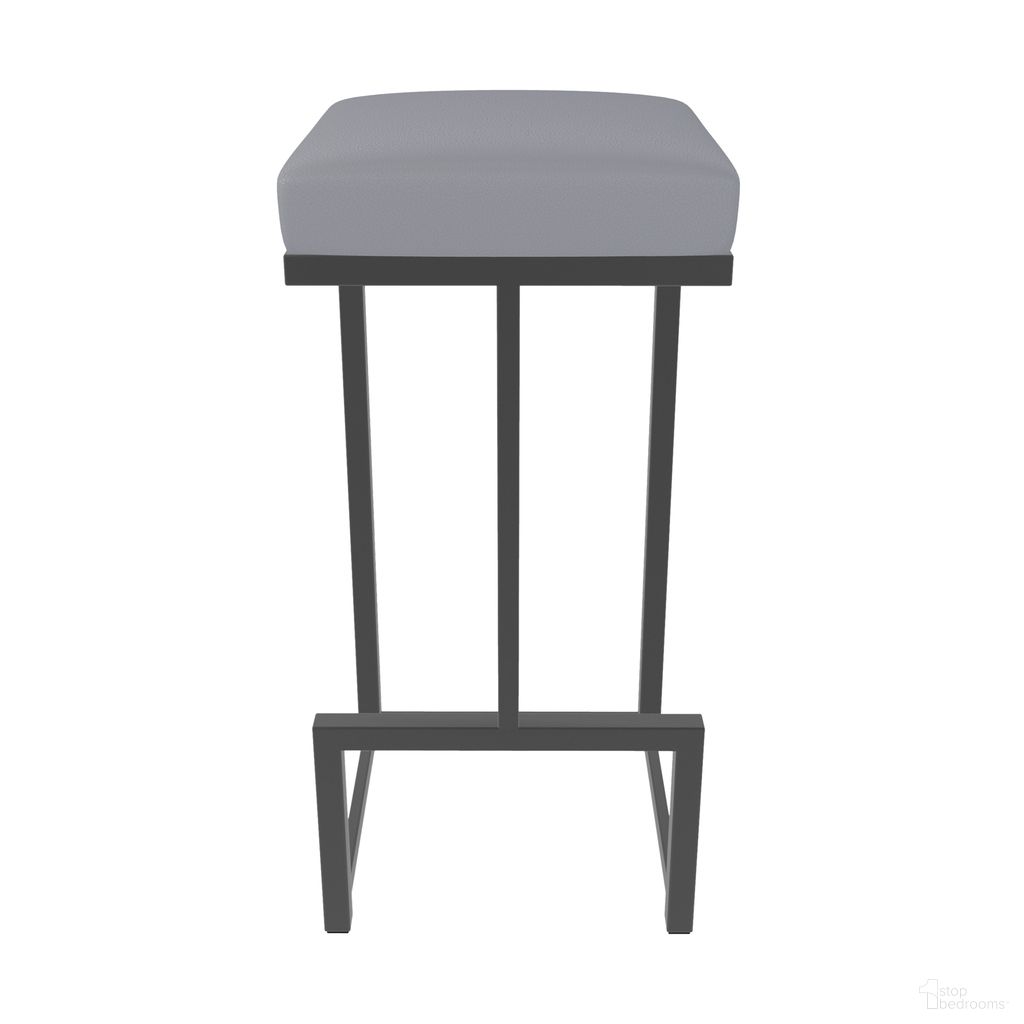 The appearance of Brenda 30 Inch Bar Height Backless Stool In Firestone Grey and Charcoal Gray designed by Wesley Allen in the modern / contemporary interior design. This firestone grey/charcoal gray piece of furniture  was selected by 1StopBedrooms from Brenda Collection to add a touch of cosiness and style into your home. Sku: B237H30-XB-PTR-DST. Material: Metal.