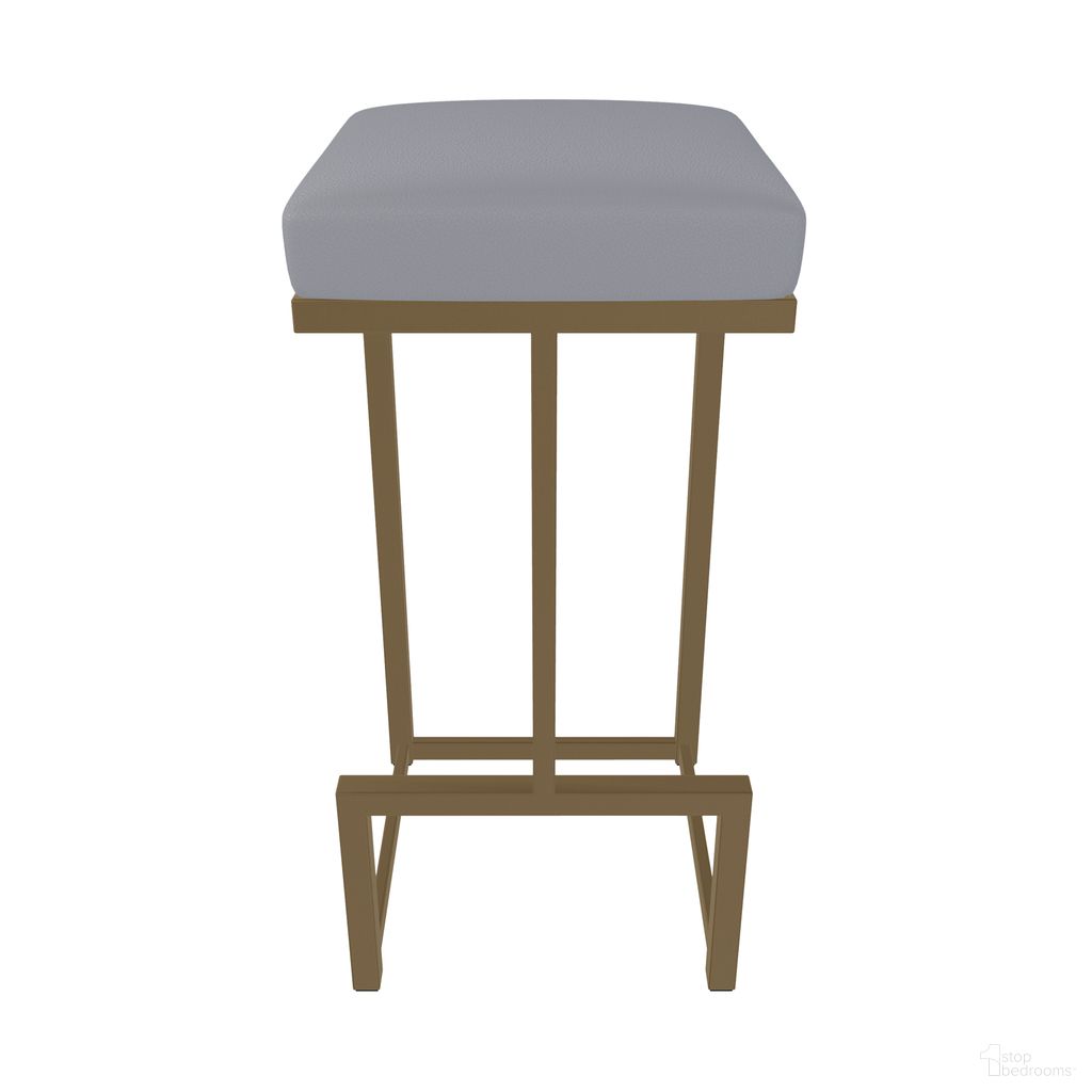 The appearance of Brenda 30 Inch Bar Height Backless Stool In Milky Gold and Charcoal Gray designed by Wesley Allen in the modern / contemporary interior design. This milky gold/charcoal gray piece of furniture was selected by 1StopBedrooms from Brenda Collection to add a touch of cosiness and style into your home. Sku: B237H30-XB-OGD-DST. Material: Metal.