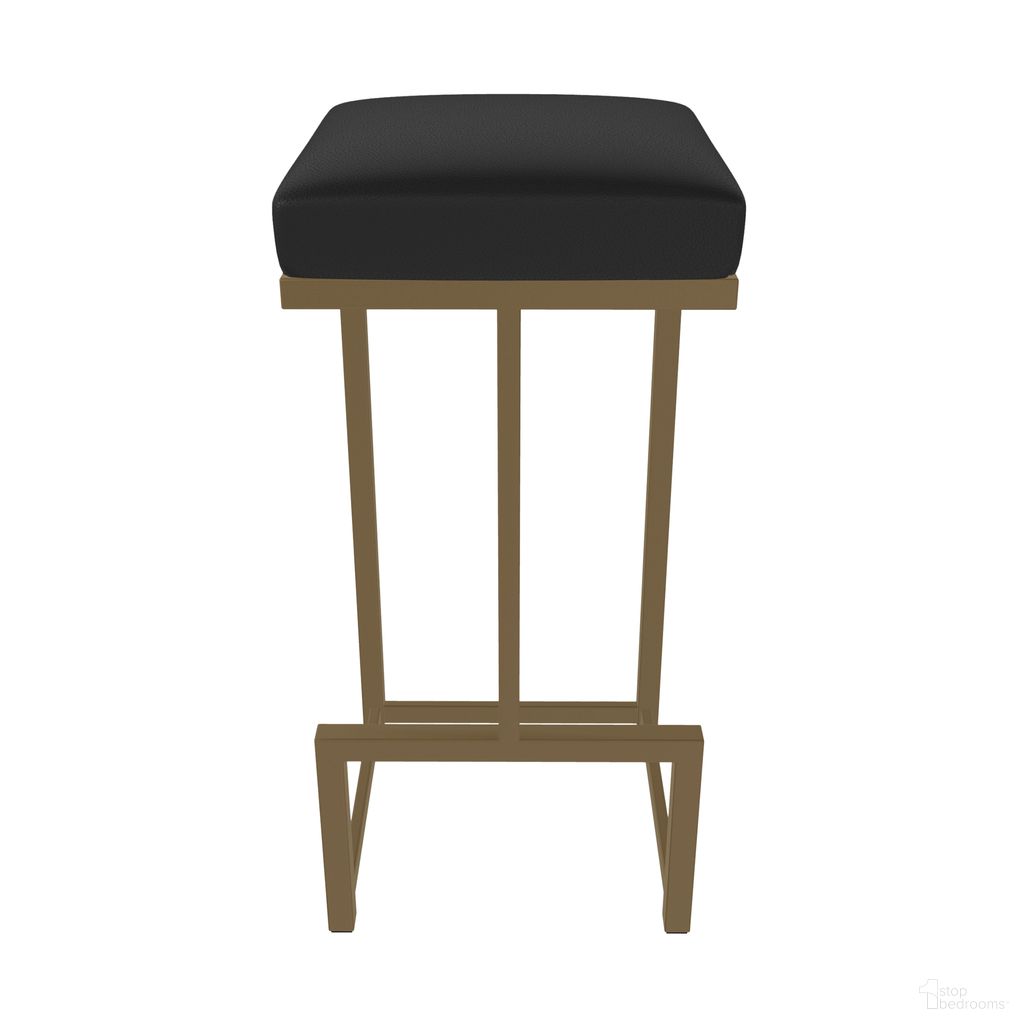 The appearance of Brenda 30 Inch Bar Height Backless Stool In Milky Gold and Licorice Black designed by Wesley Allen in the modern / contemporary interior design. This milky gold/licorice black piece of furniture was selected by 1StopBedrooms from Brenda Collection to add a touch of cosiness and style into your home. Sku: B237H30-XB-OGD-DBLK. Material: Metal.