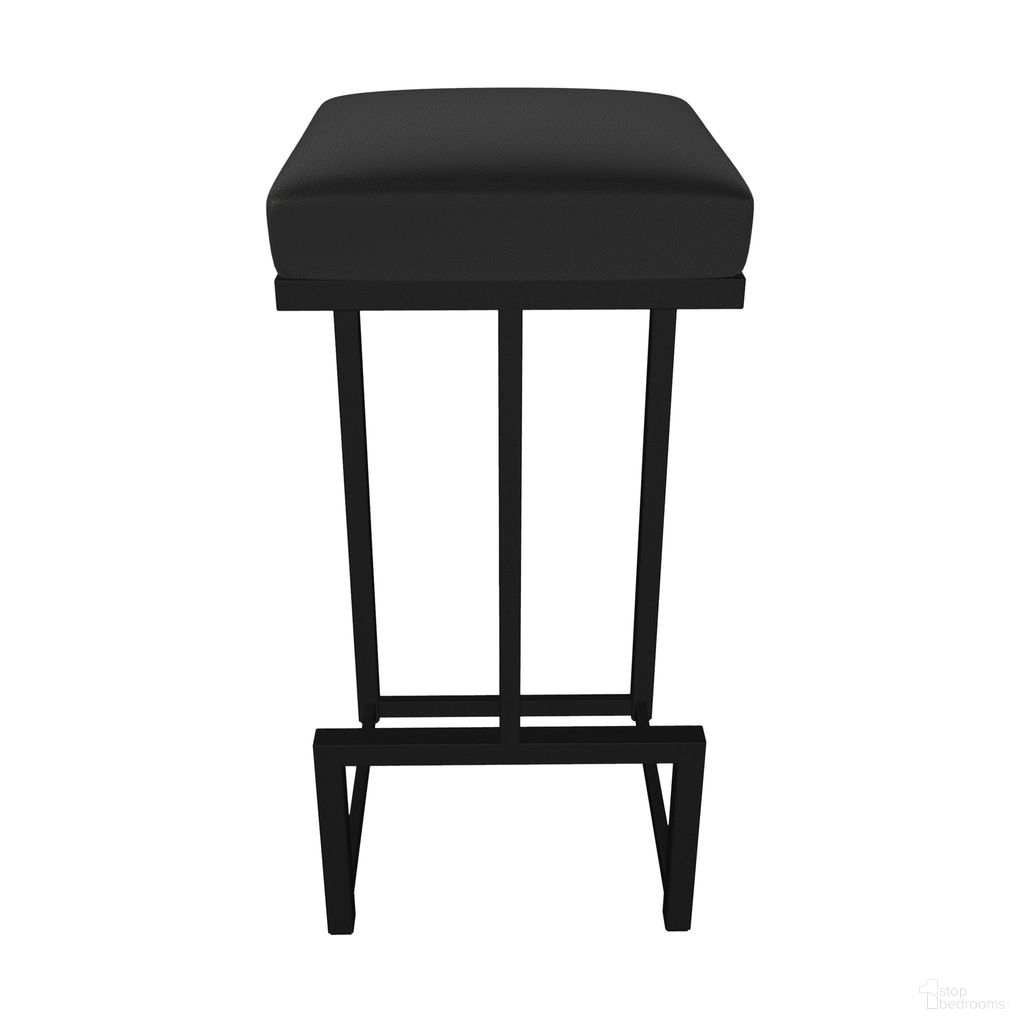 The appearance of Brenda 30 Inch Bar Height Backless Stool In Sable Onyx and Licorice Black designed by Wesley Allen in the modern / contemporary interior design. This sable onyx/licorice black piece of furniture  was selected by 1StopBedrooms from Brenda Collection to add a touch of cosiness and style into your home. Sku: B237H30-XB-MB-DBLK. Material: Metal.