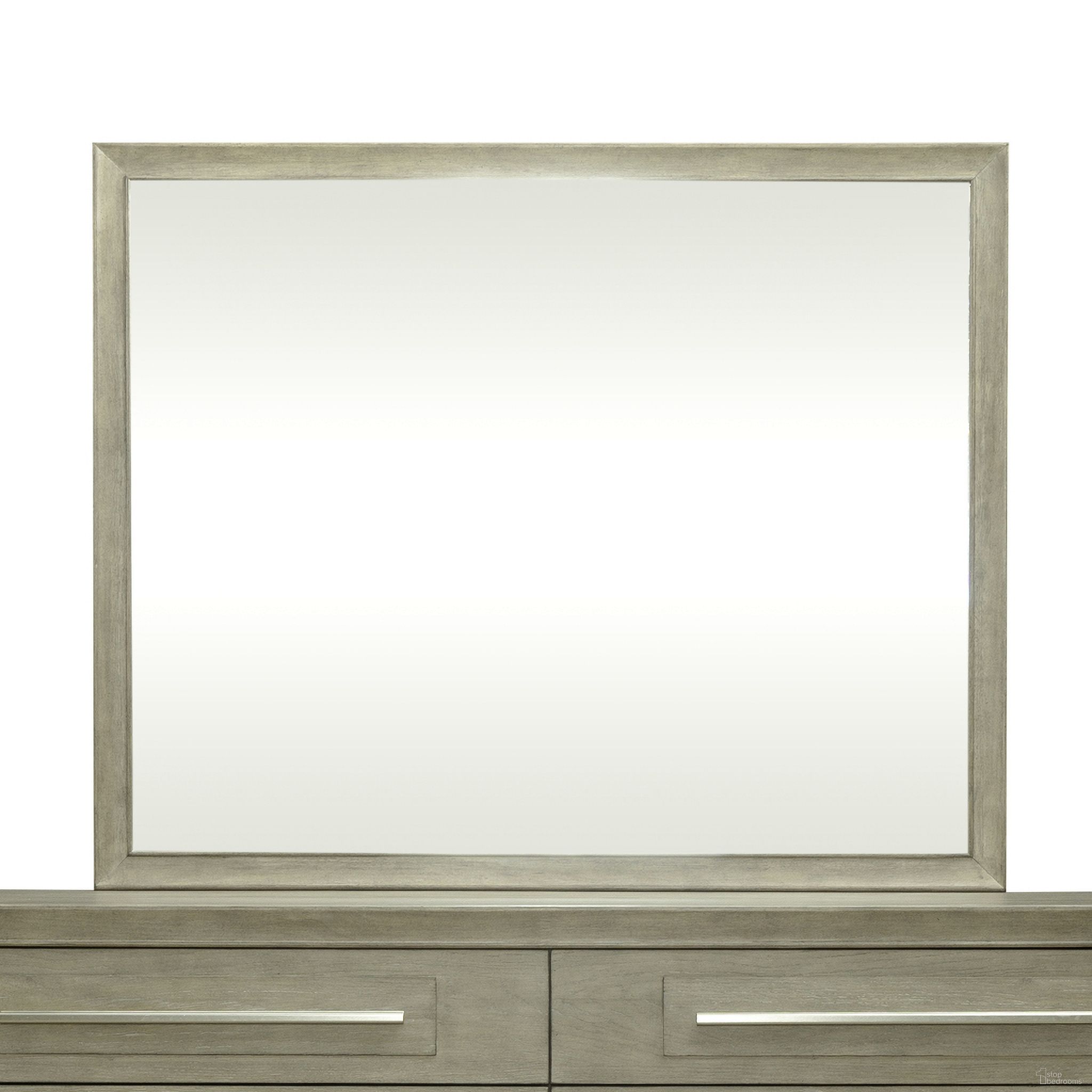 The appearance of Brentwood Landscape Mirror In Sandstone designed by Liberty in the modern / contemporary interior design. This sandstone piece of furniture  was selected by 1StopBedrooms from Brentwood Collection to add a touch of cosiness and style into your home. Sku: 789-BR51. Material: Solid Rubberwood.