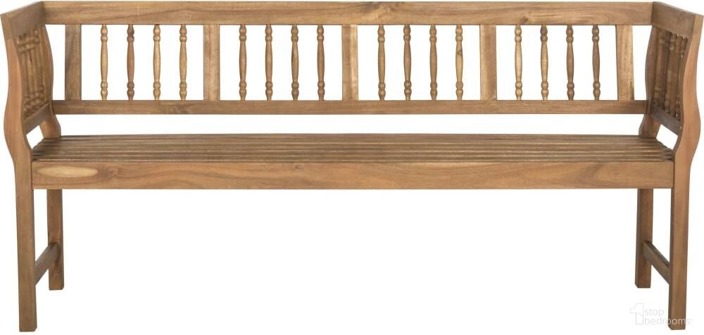 The appearance of Brentwood Teak Brown Bench designed by Safavieh in the modern / contemporary interior design. This natural piece of furniture was selected by 1StopBedrooms from Brentwood Collection to add a touch of cosiness and style into your home. Sku: PAT6732A. Material: Steel.