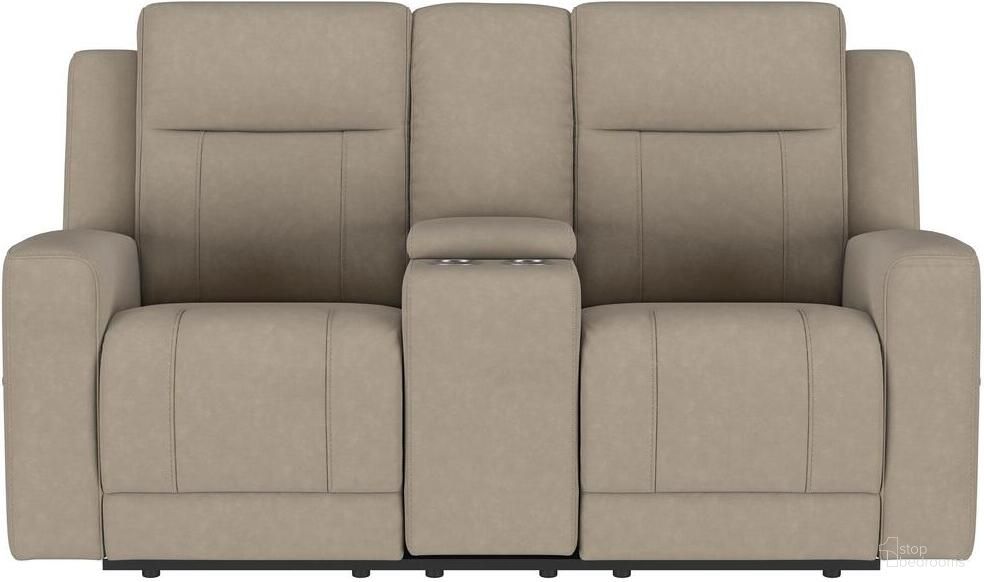 The appearance of Brentwood Upholstered Motion Reclining Loveseat In Taupe designed by Coaster in the transitional interior design. This taupe piece of furniture was selected by 1StopBedrooms from Brentwood Collection to add a touch of cosiness and style into your home. Sku: 610282. Material: Upholstered.