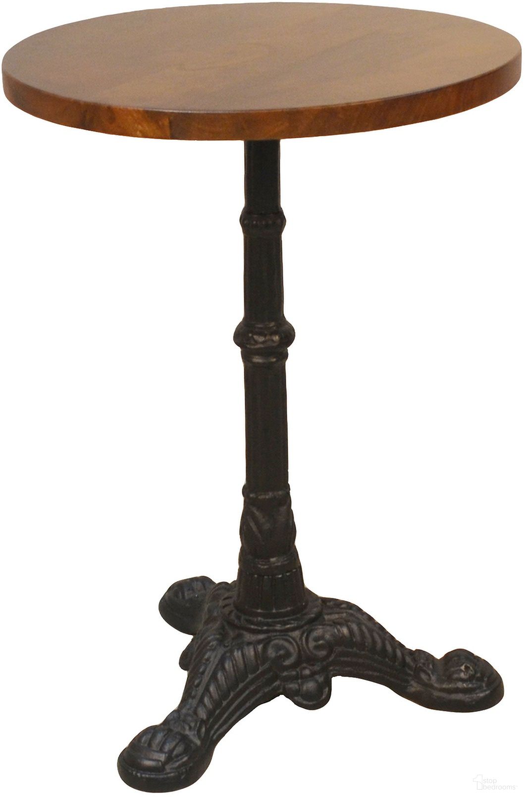 The appearance of Brera Accent Table In Chestnut and Black designed by Carolina Living in the rustic / southwestern interior design. This chestnut and black piece of furniture  was selected by 1StopBedrooms from Brera Collection to add a touch of cosiness and style into your home. Sku: CF2818CHETBK. Material: Mango Wood.