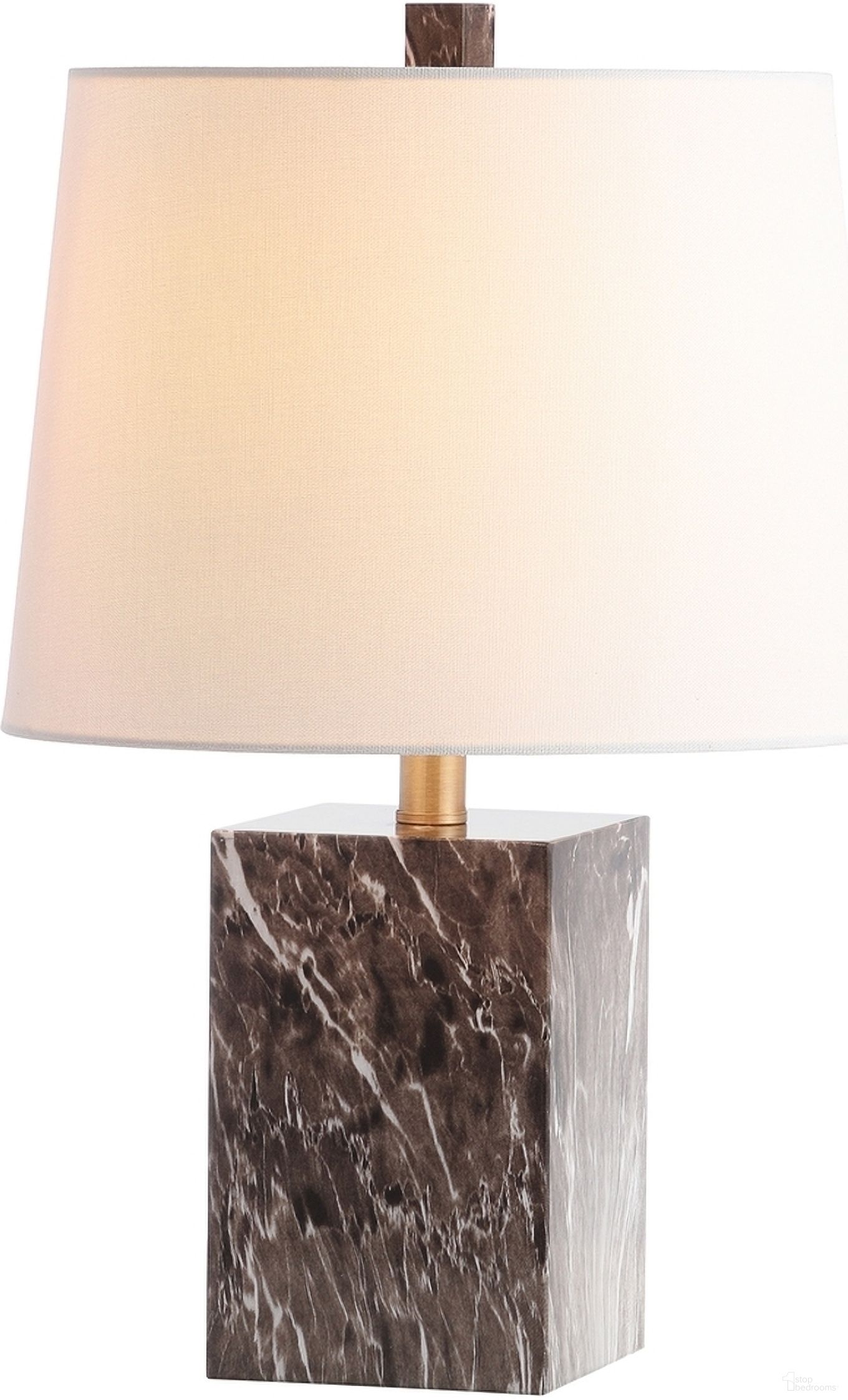 Brett Brown Marble Table Lamp
