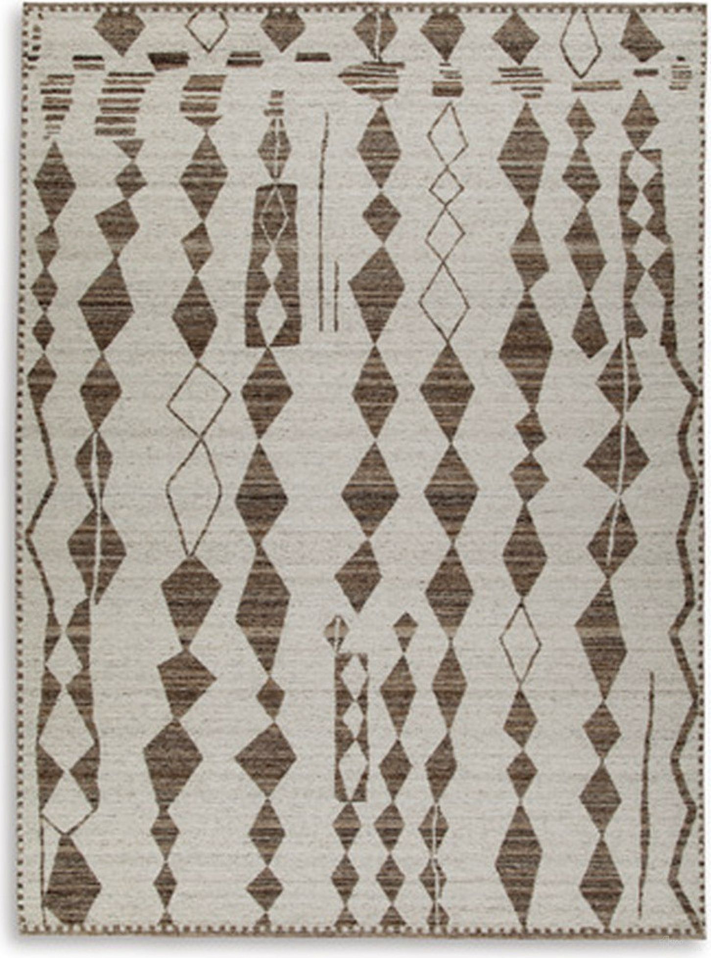 The appearance of Brettler Extra Large Rug In Beige and Brown designed by Signature Design by Ashley in the transitional interior design. This beige and brown piece of furniture was selected by 1StopBedrooms from Brettler Collection to add a touch of cosiness and style into your home. Sku: R406790. Material: Fabric.