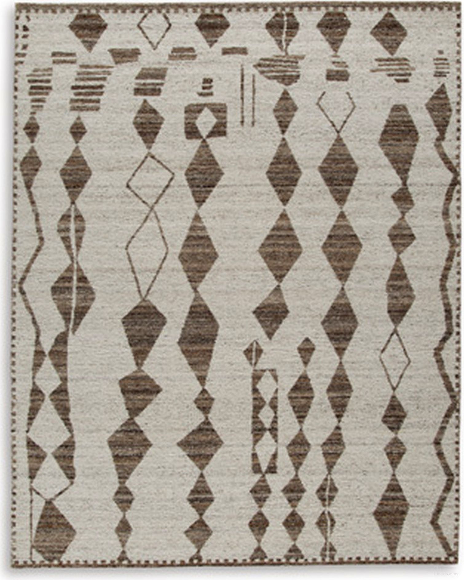 The appearance of Brettler Large Rug In Beige and Brown designed by Signature Design by Ashley in the transitional interior design. This beige and brown piece of furniture was selected by 1StopBedrooms from Brettler Collection to add a touch of cosiness and style into your home. Sku: R406791. Material: Fabric.