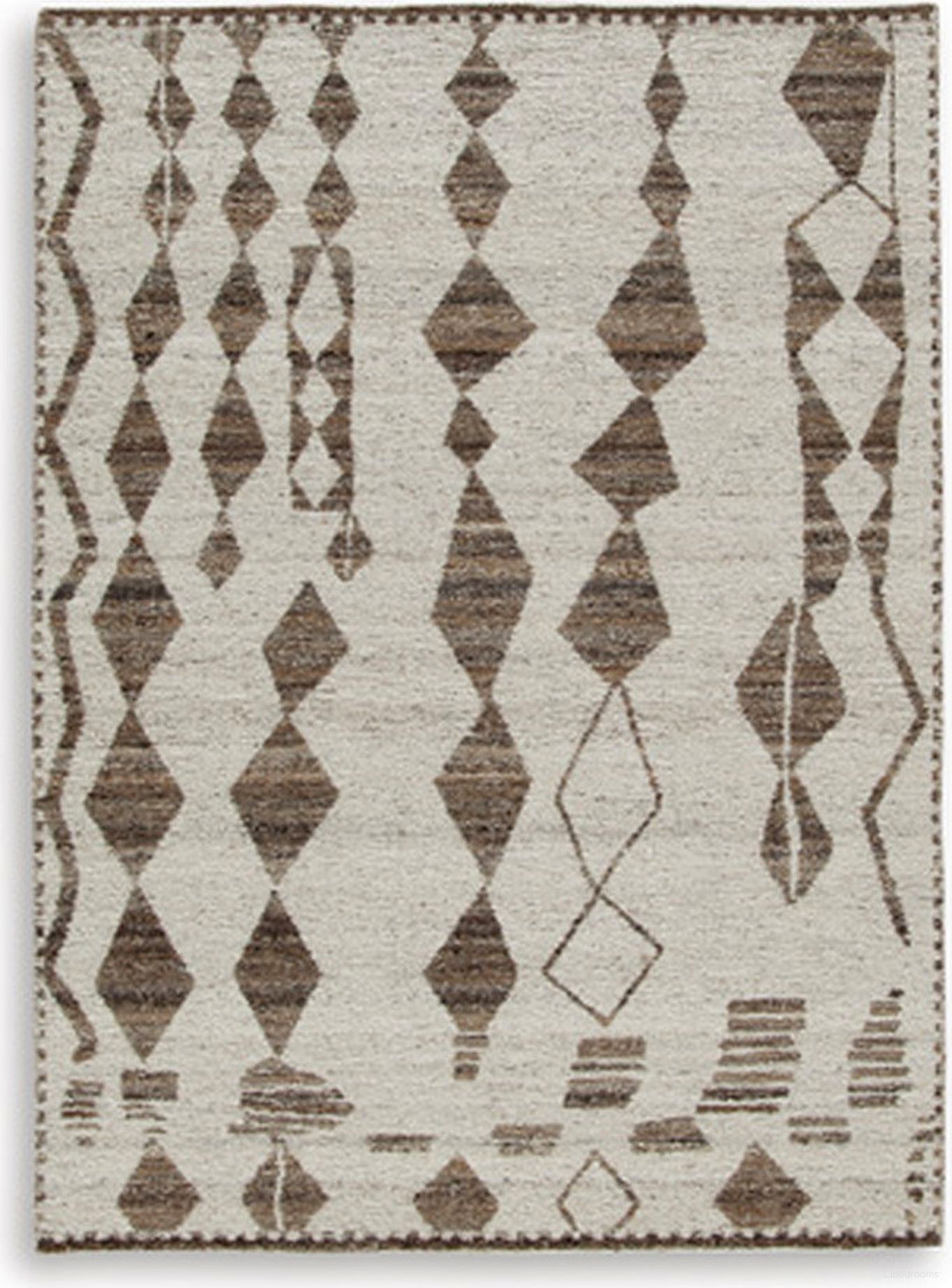 The appearance of Brettler Medium Rug In Beige and Brown designed by Signature Design by Ashley in the transitional interior design. This beige and brown piece of furniture was selected by 1StopBedrooms from Brettler Collection to add a touch of cosiness and style into your home. Sku: R406792. Material: Fabric.