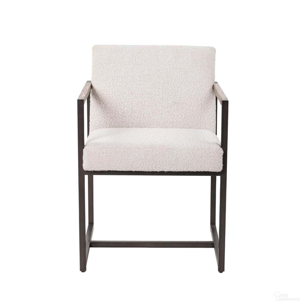 The appearance of Breve Dining Chair In Natural and White designed by LH Imports in the modern / contemporary interior design. This natural/white piece of furniture was selected by 1StopBedrooms from Breve Collection to add a touch of cosiness and style into your home. Sku: SNH-51. Chair Type: Arm Chair. Material: Ash Wood.